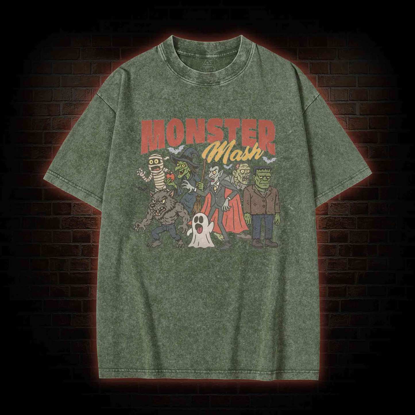 Monsters Washed T-shirt