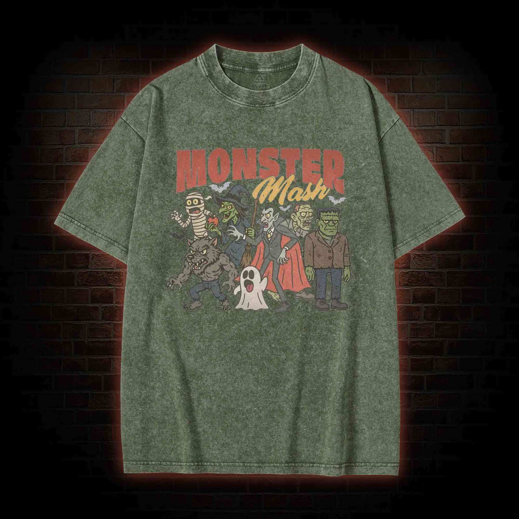 Monsters Washed T-shirt