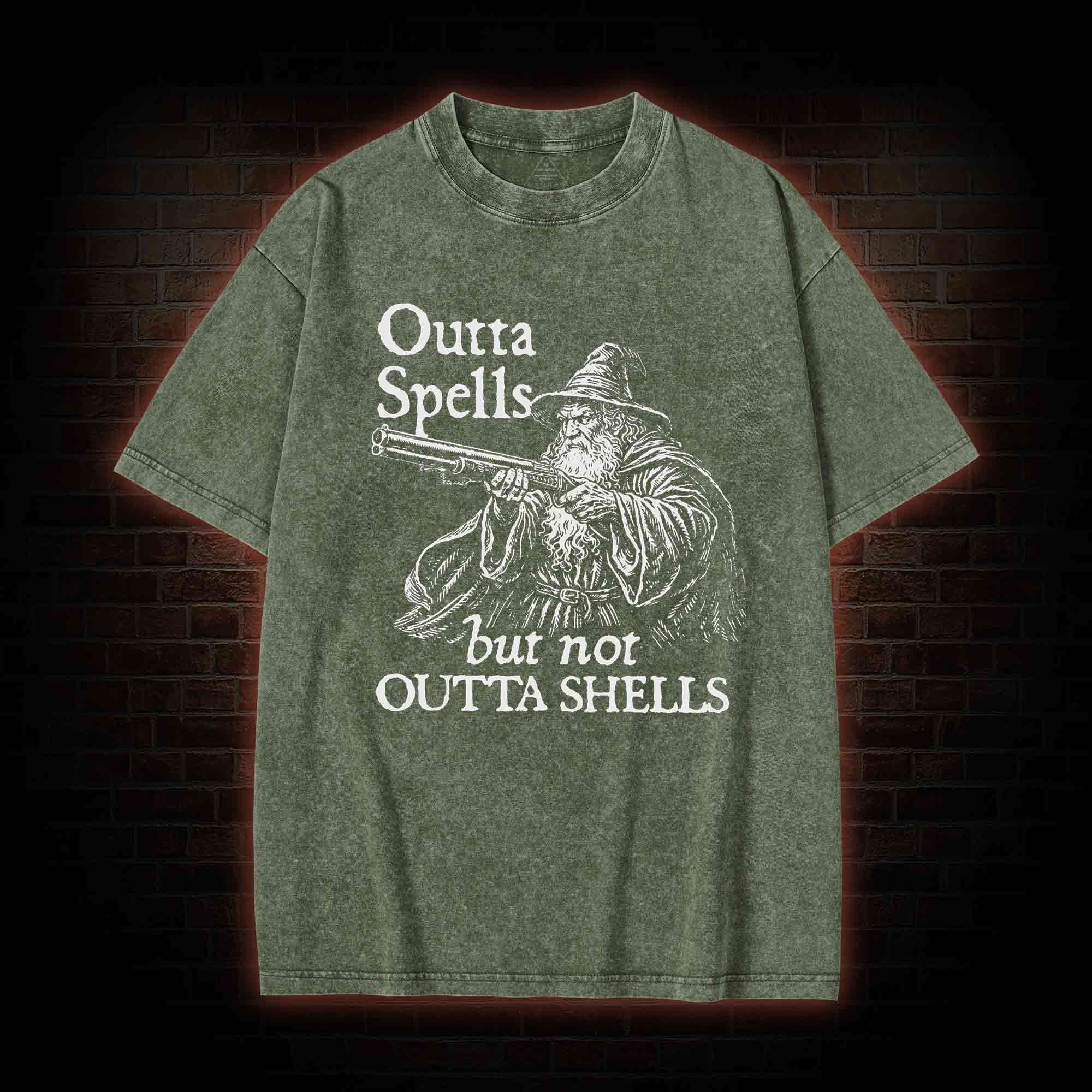 Wizard Gun Washed T-shirt
