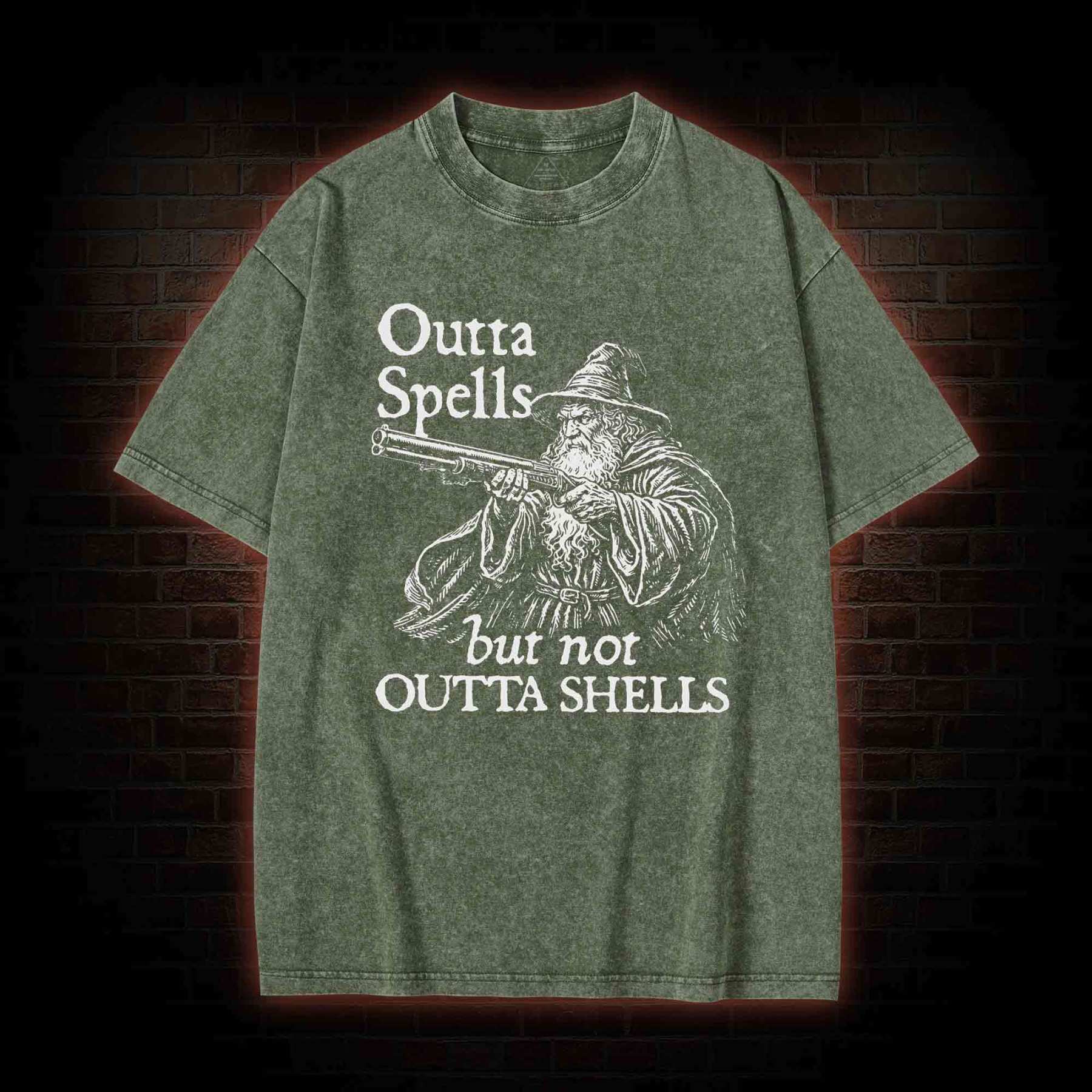 Wizard Gun Washed T-shirt