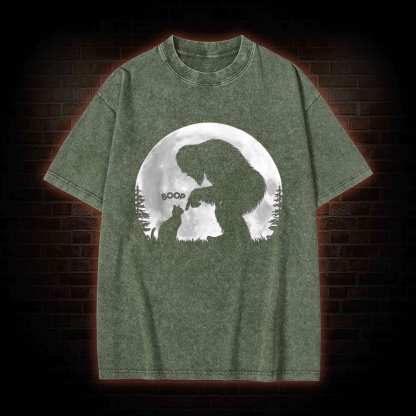 Hand Boop Nose Washed T-shirt