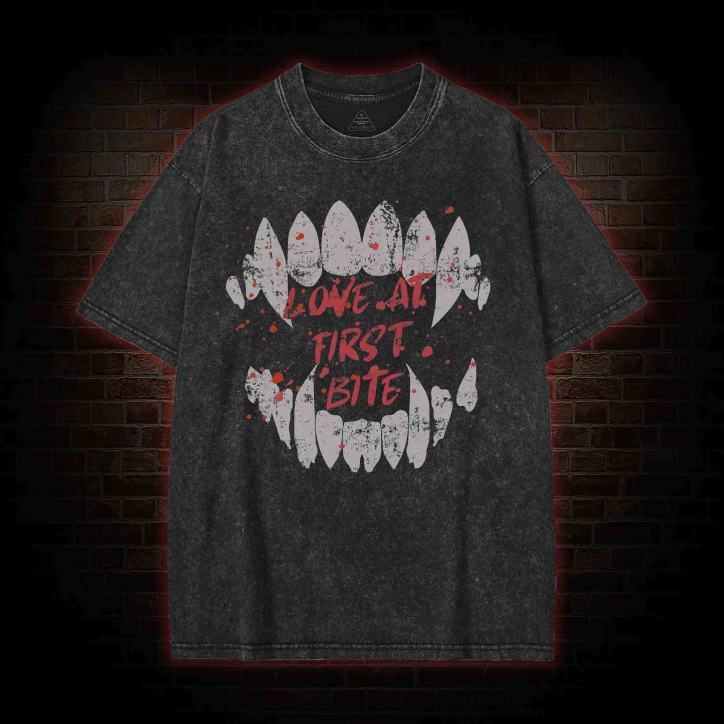 Love at First Bite Washed T-shirt