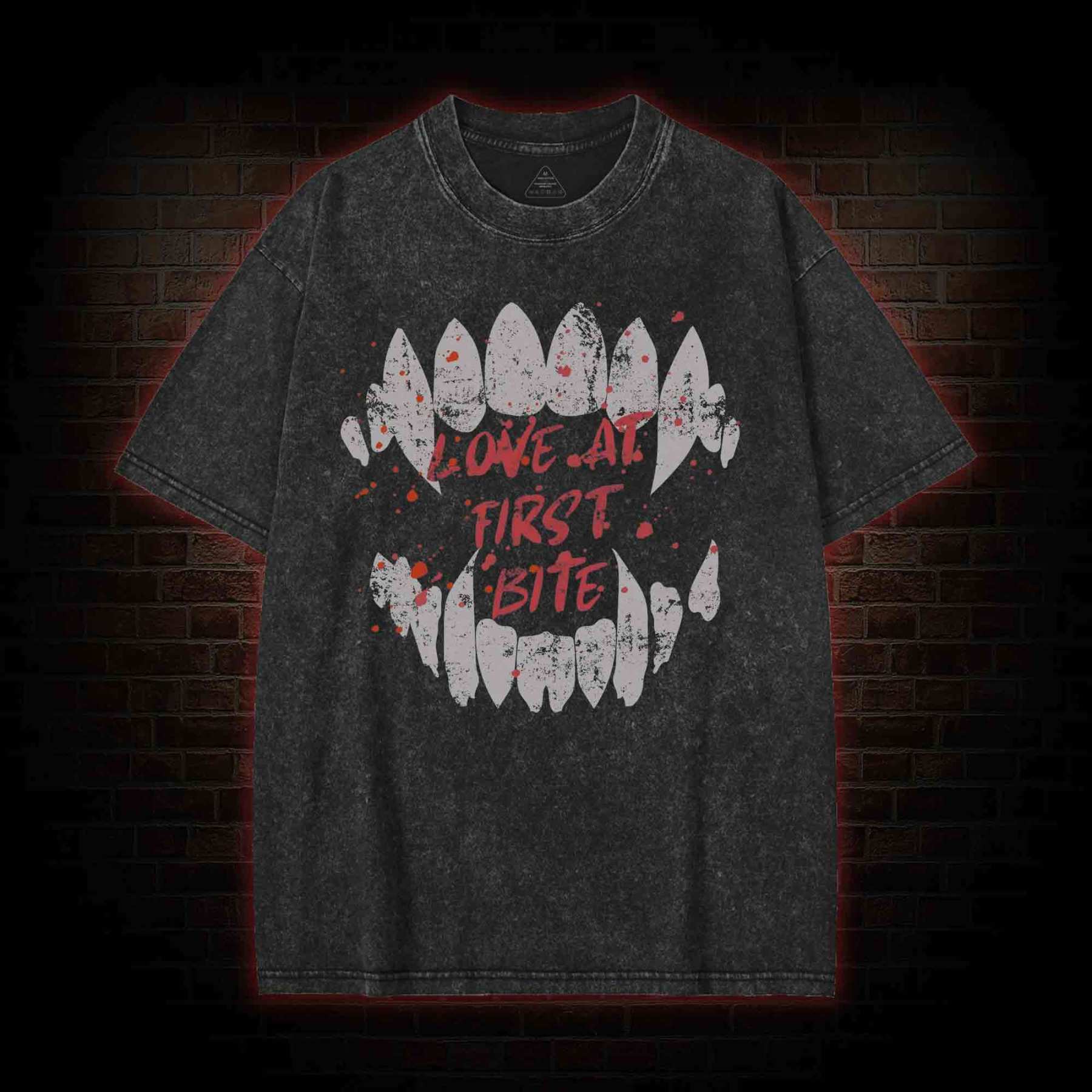 Love at First Bite Washed T-shirt