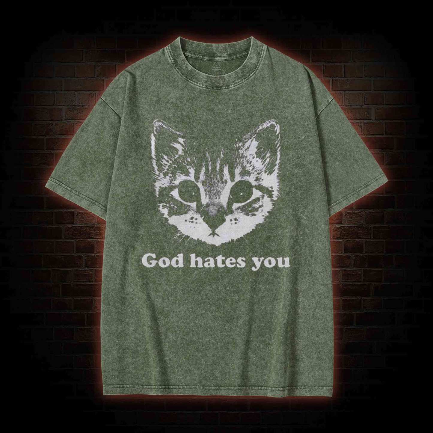 God Hates You Washed T-shirt