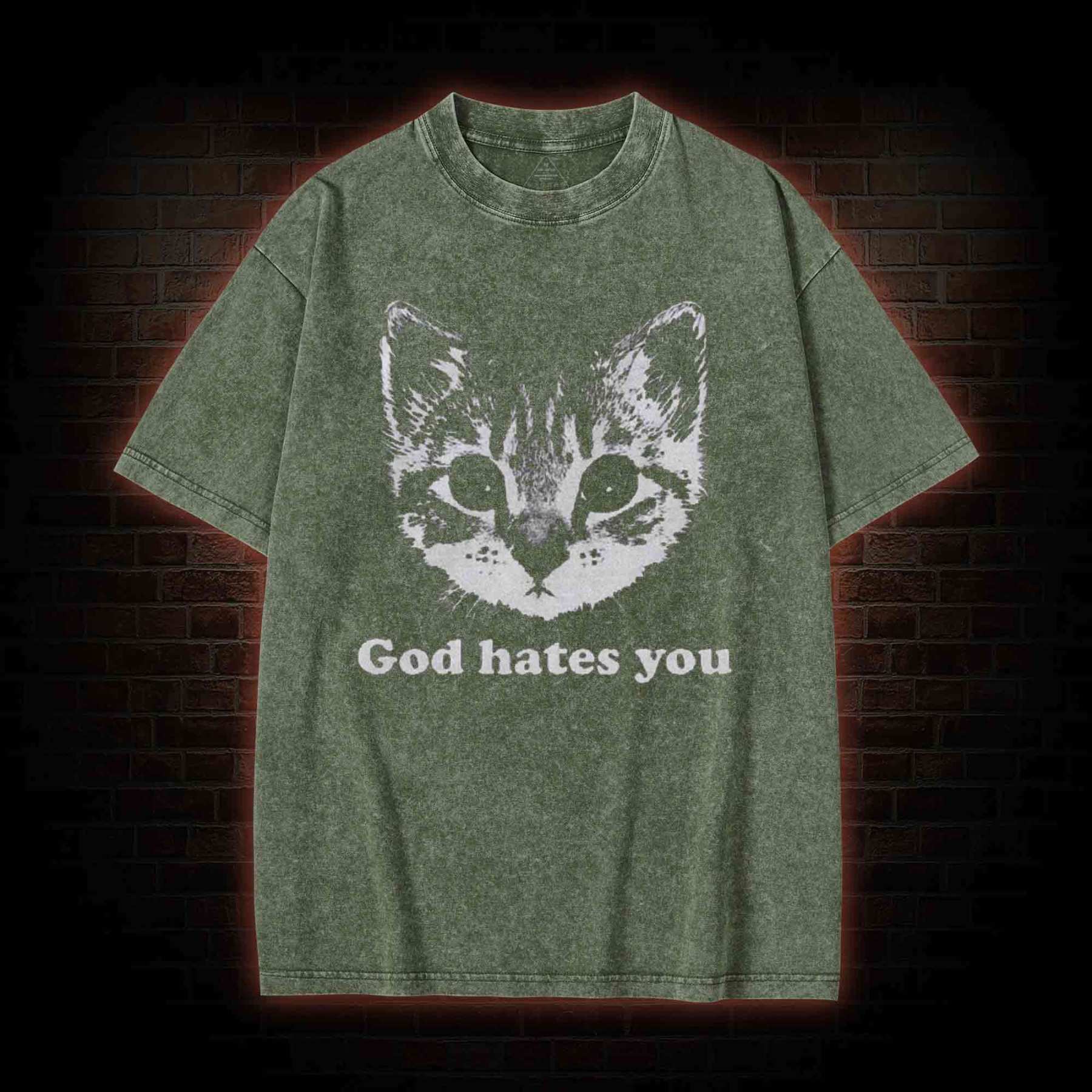 God Hates You Washed T-shirt
