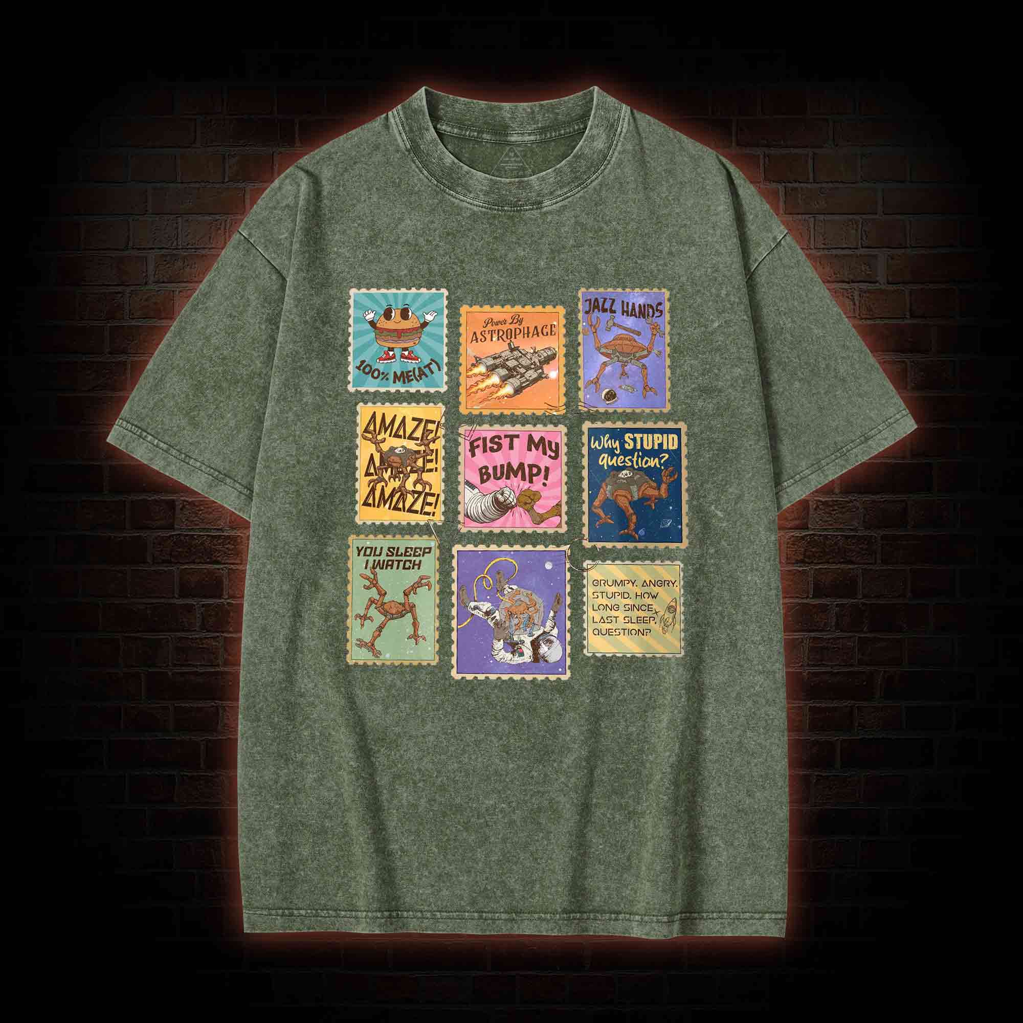 Why Stupid Question Washed T-shirt