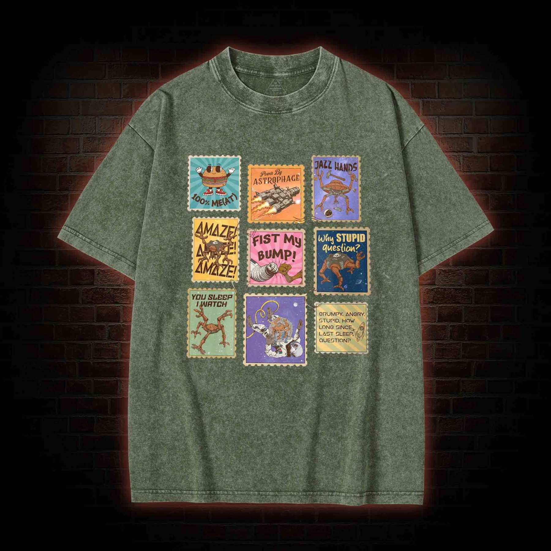 Why Stupid Question Washed T-shirt