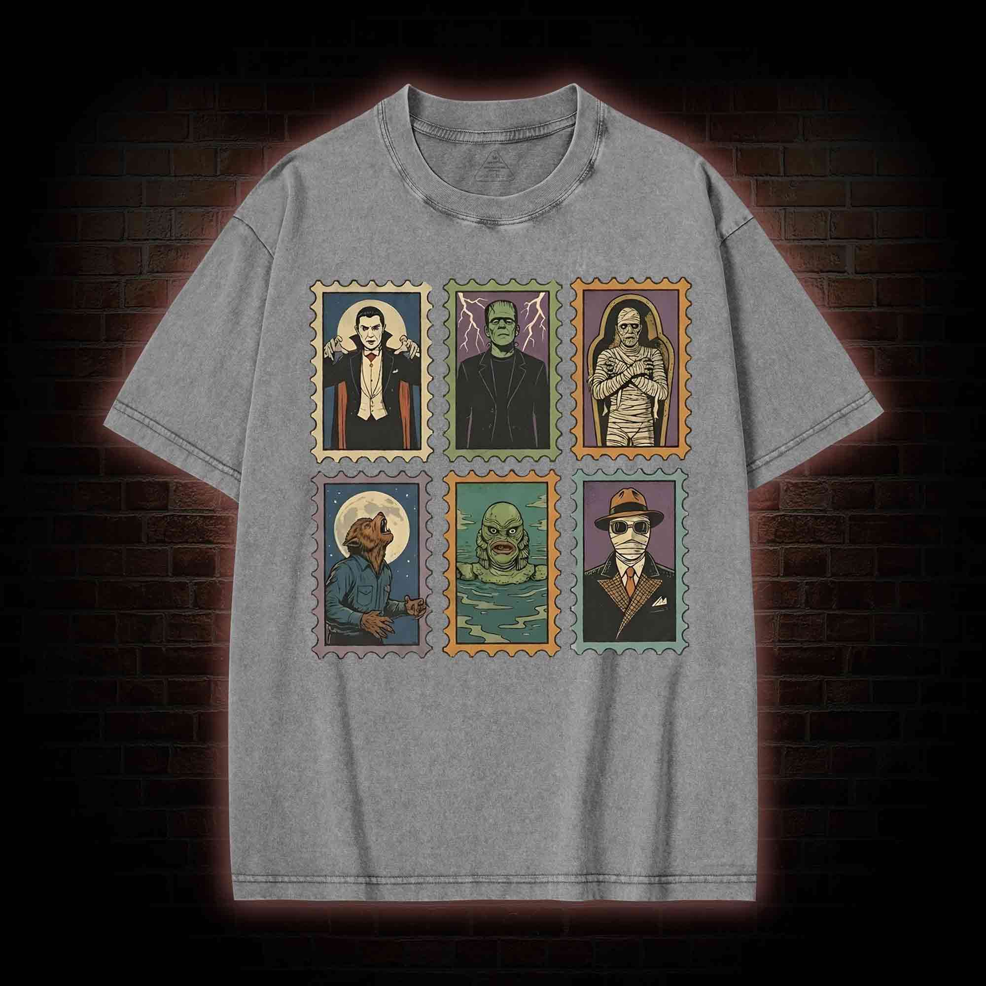 Monsters Washed T-shirt