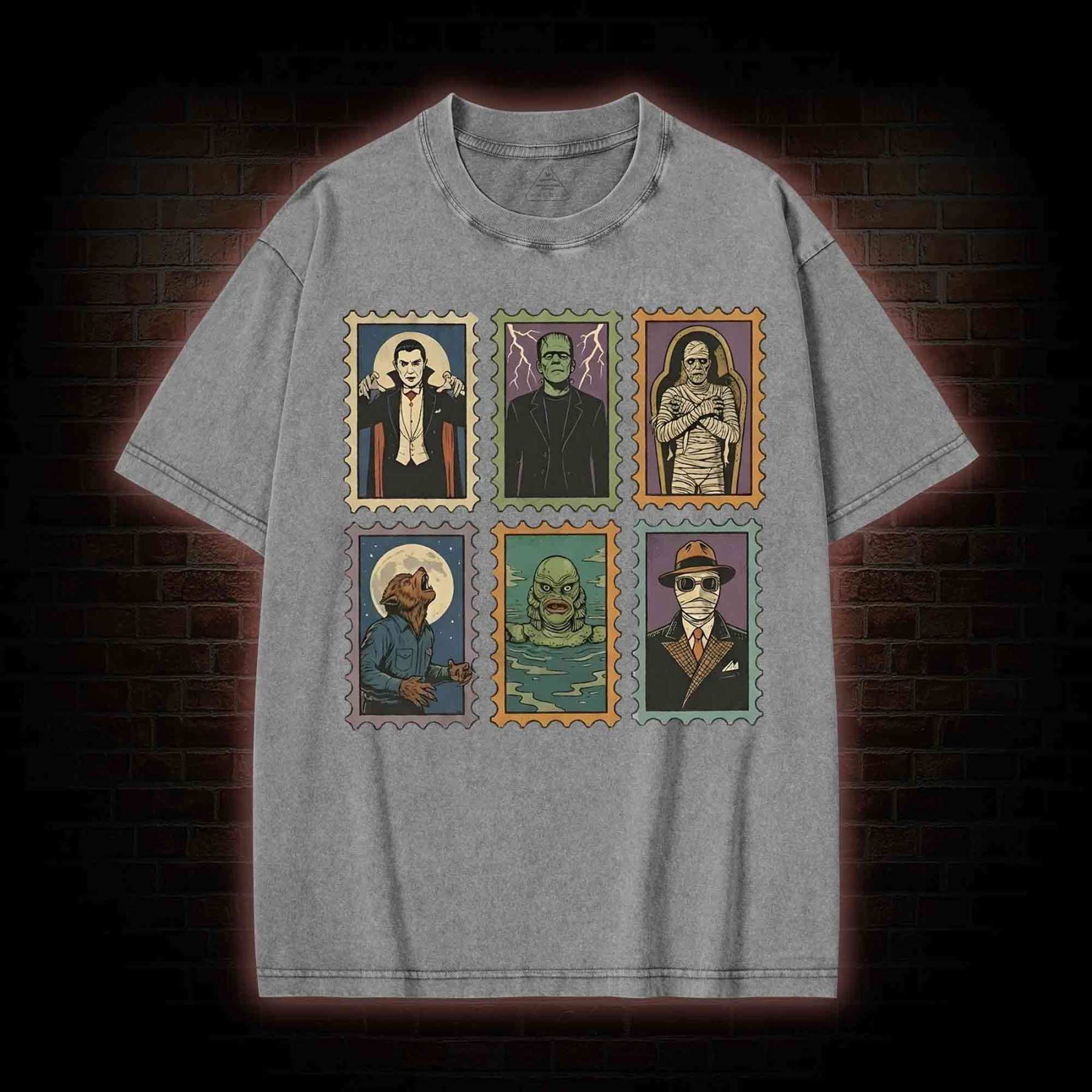Monsters Washed T-shirt