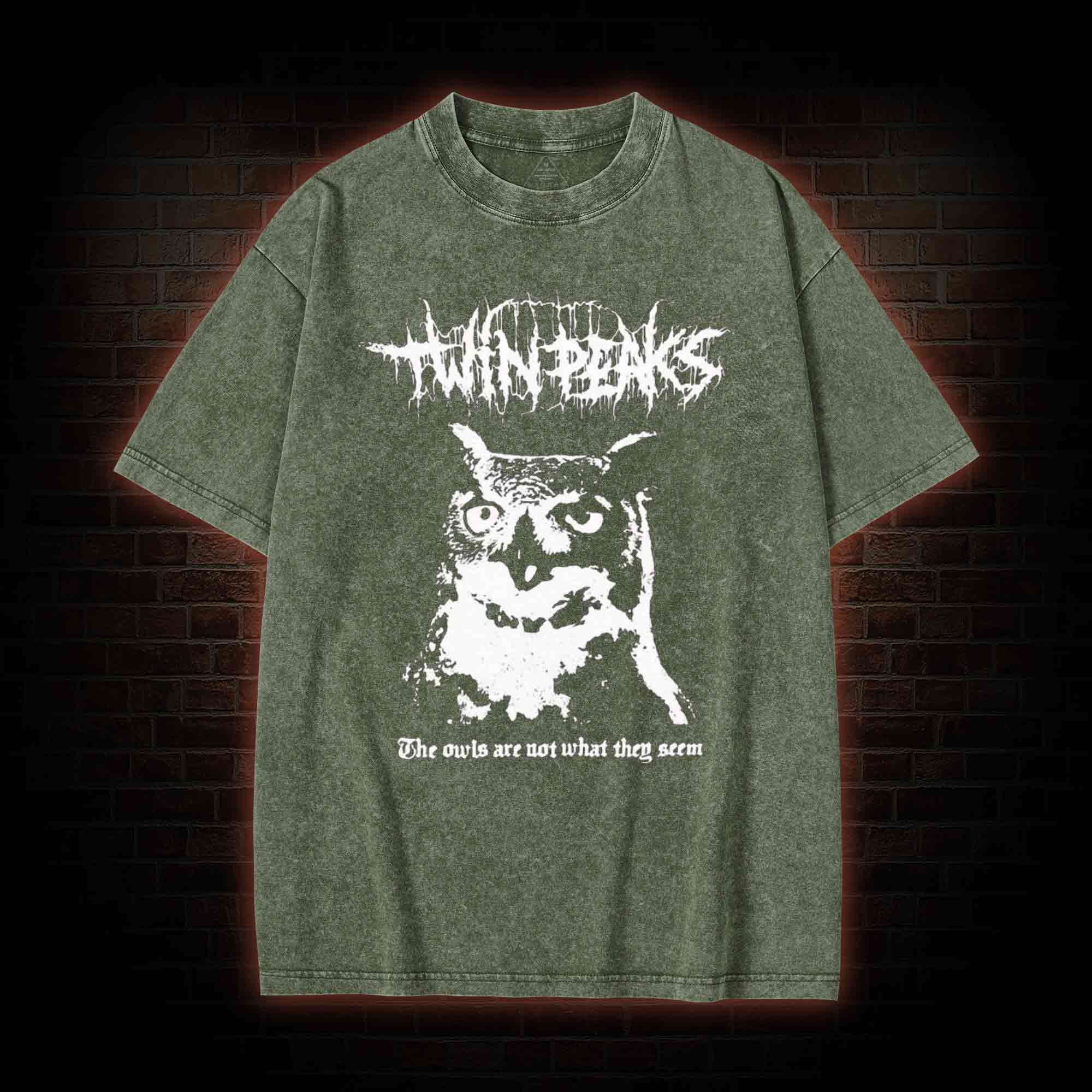 The Owls are Not What They Seem Washed T-shirt
