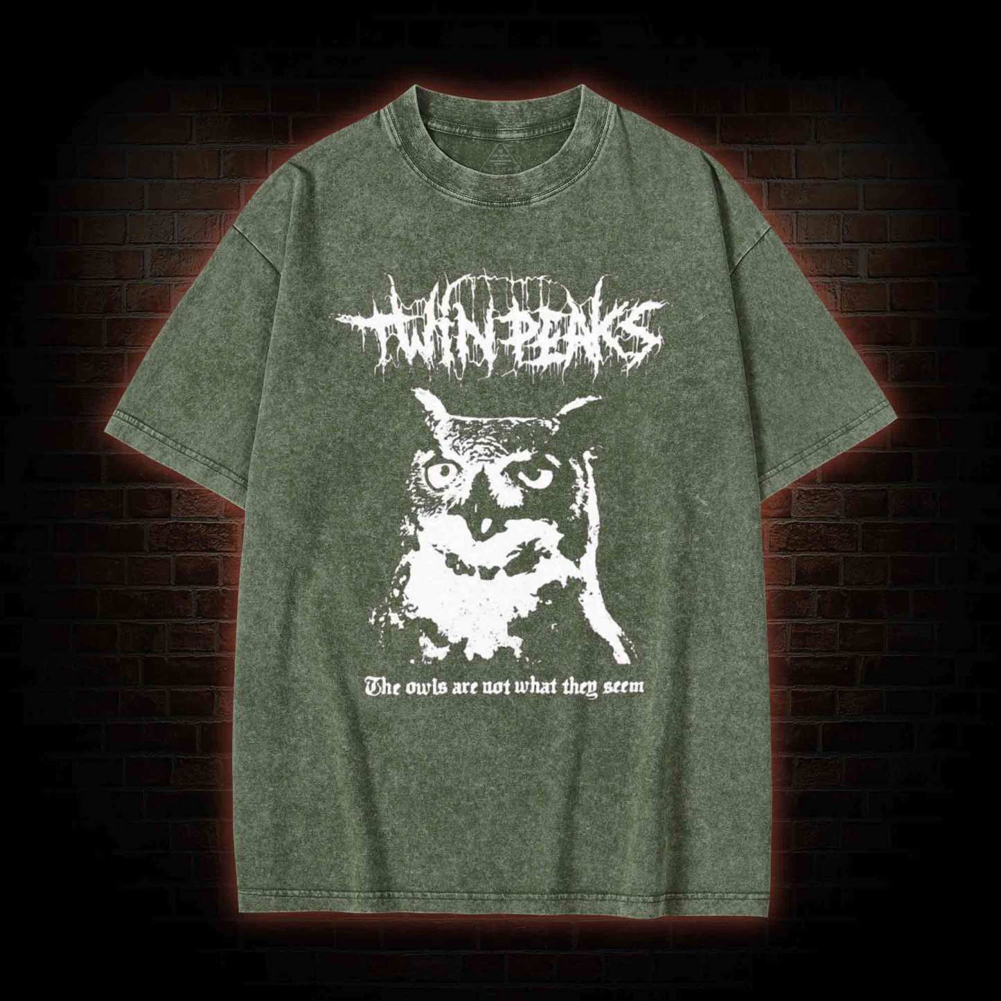 The Owls are Not What They Seem Washed T-shirt