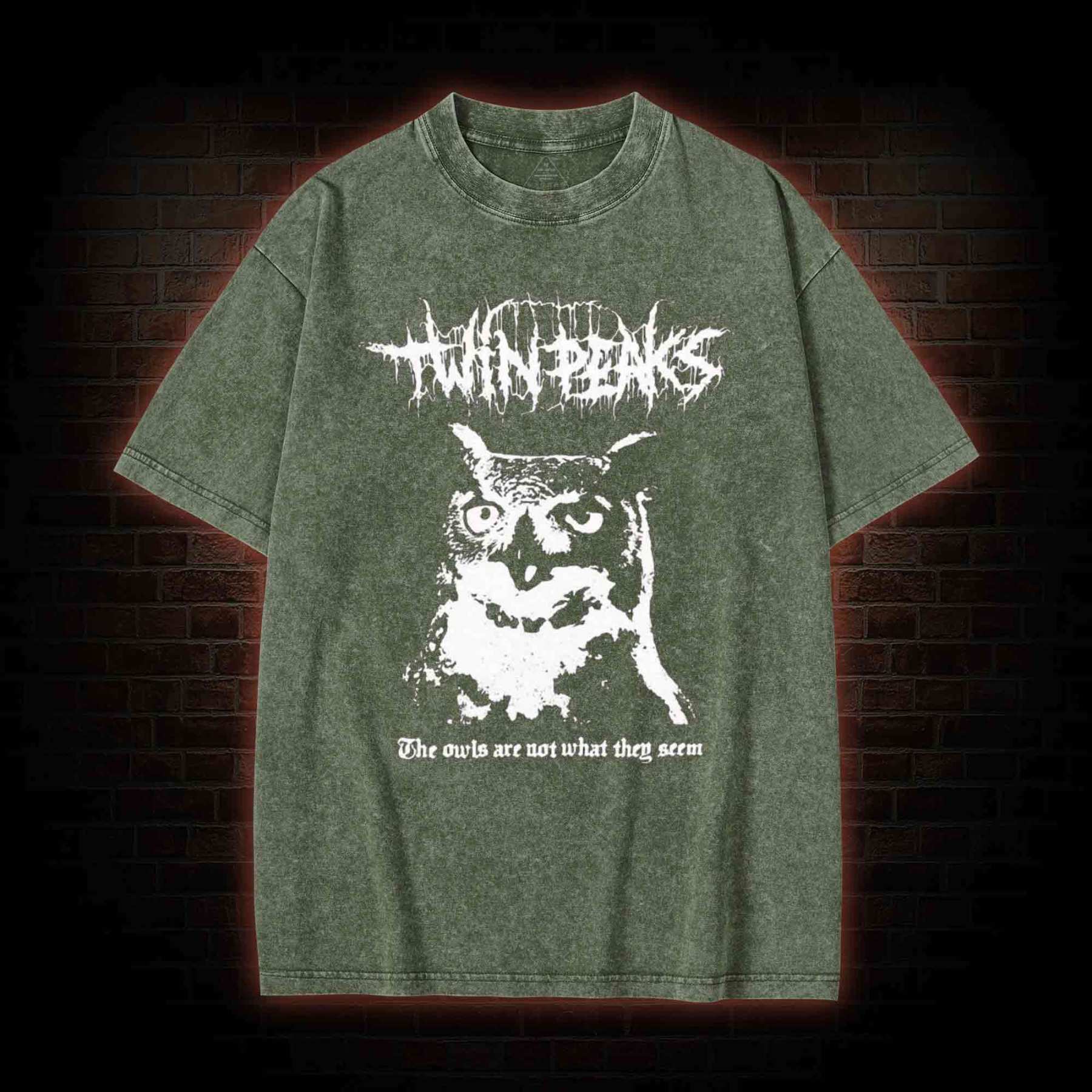 The Owls are Not What They Seem Washed T-shirt