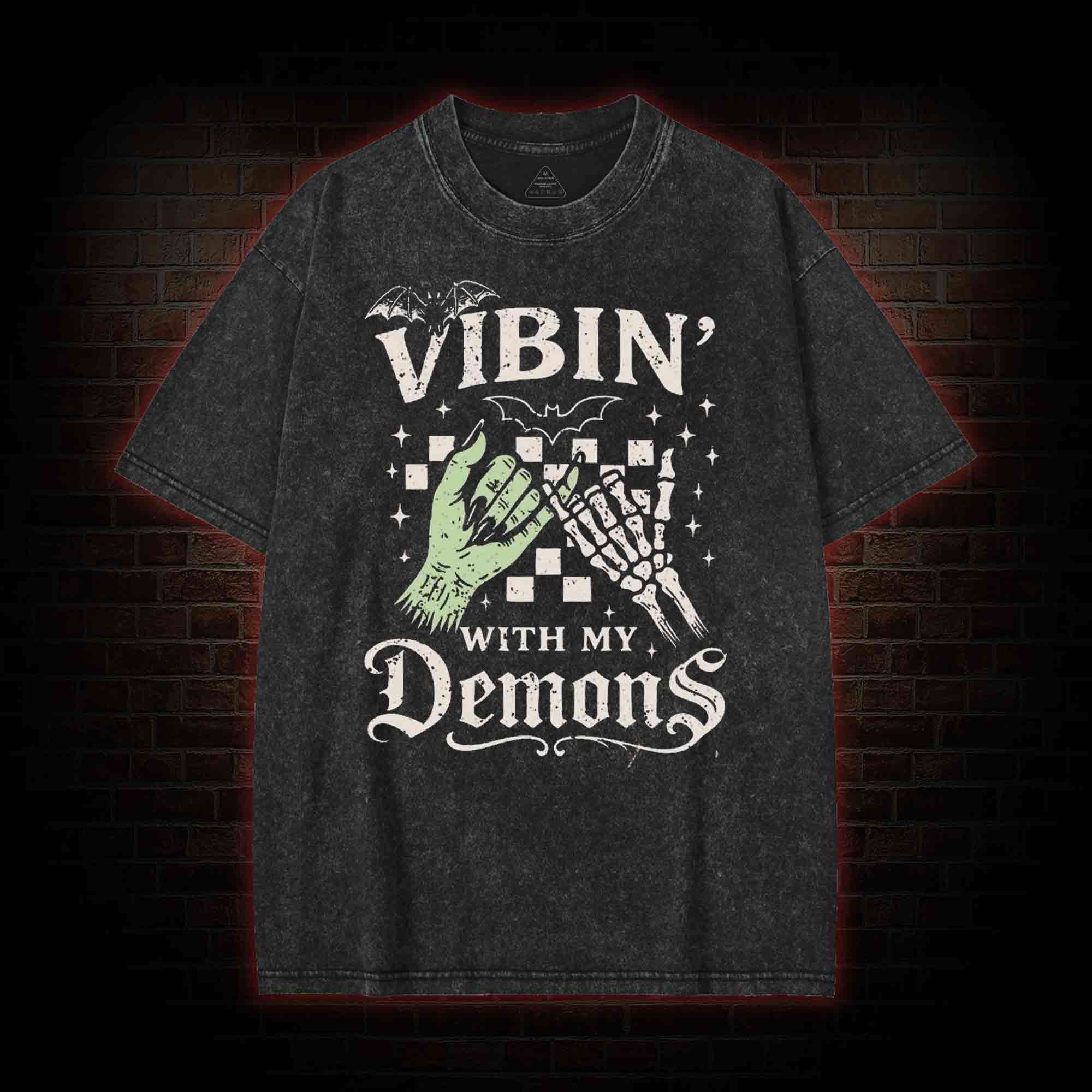 Vibing with My Demons Washed T-shirt