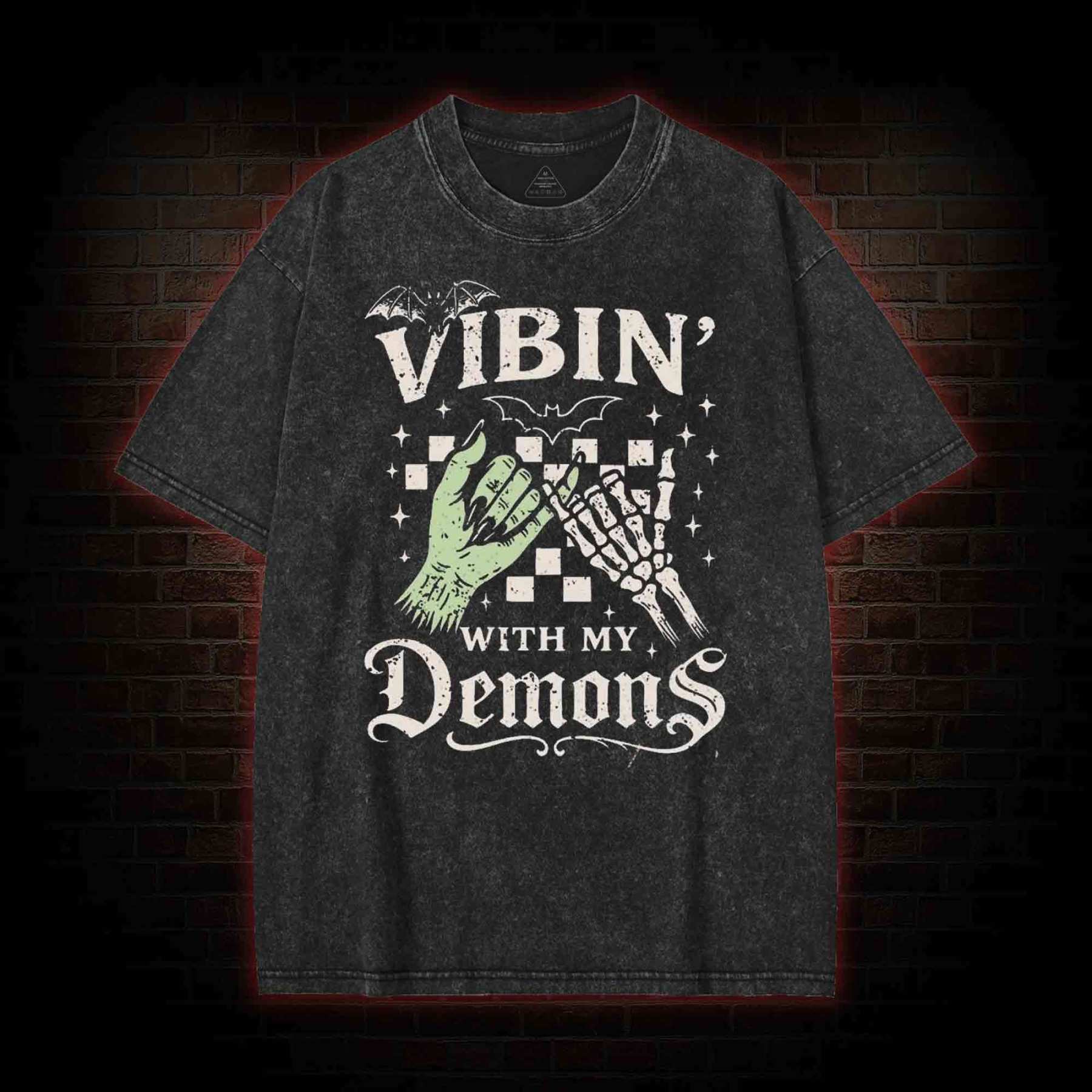 Vibing with My Demons Washed T-shirt