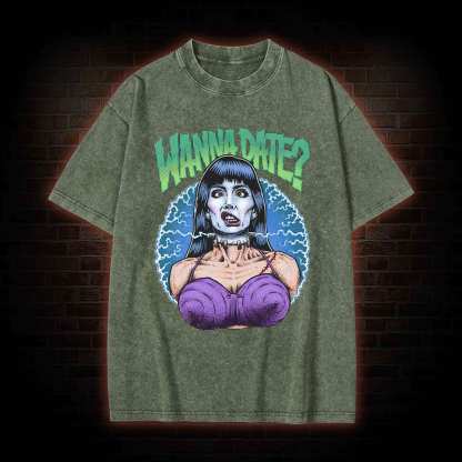 Wanna Date Washed T-shirt