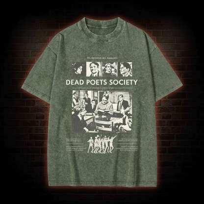 Oh Captain My Captain Washed T-shirt
