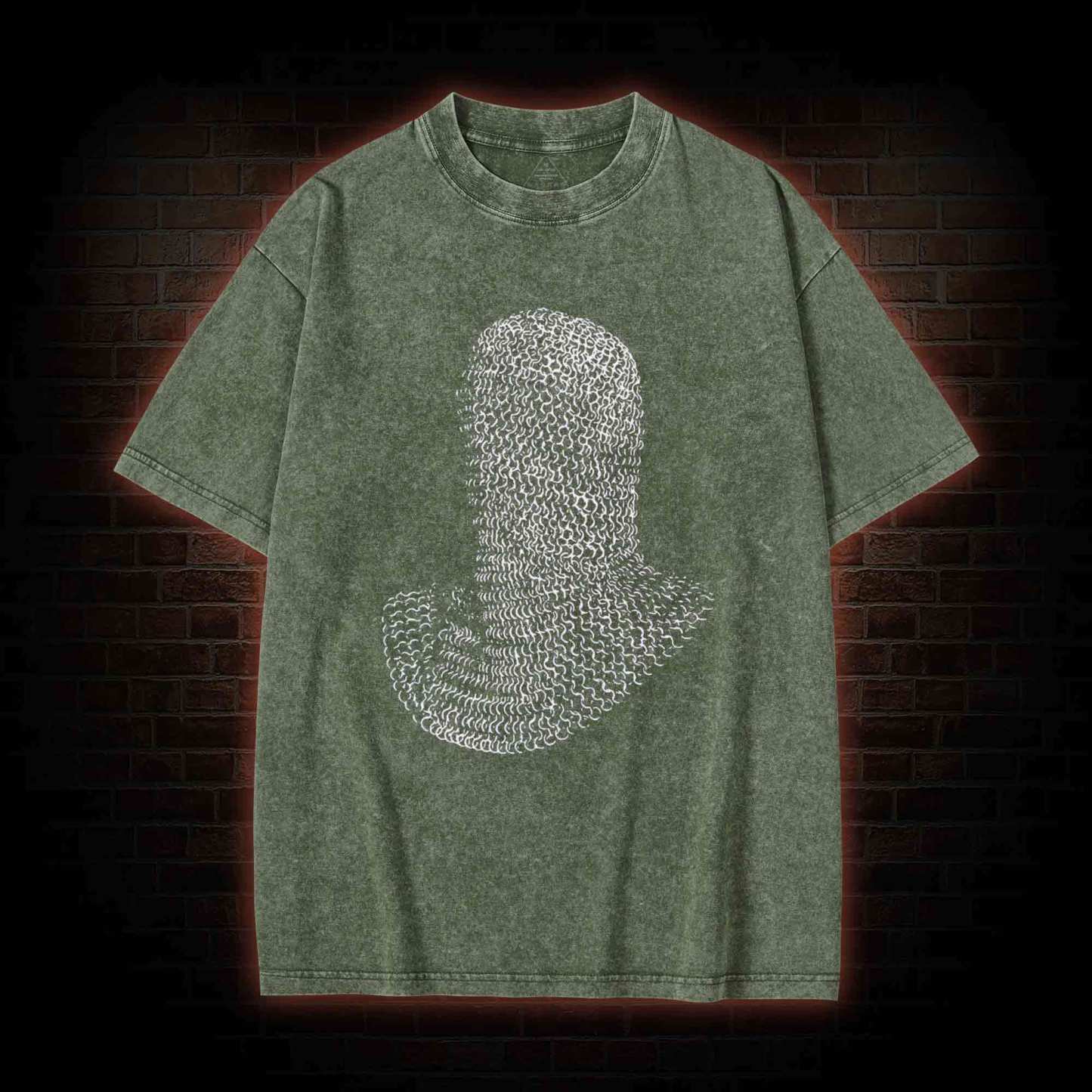 Vintage Knight Armor Washed T-shirt
