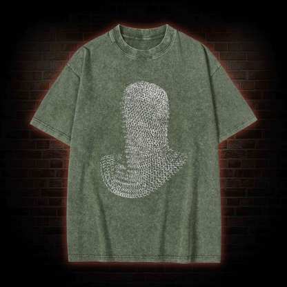 Vintage Knight Armor Washed T-shirt