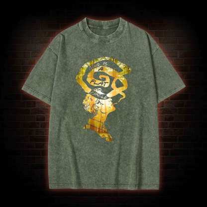 Time is a Flat Circle Washed T-shirt