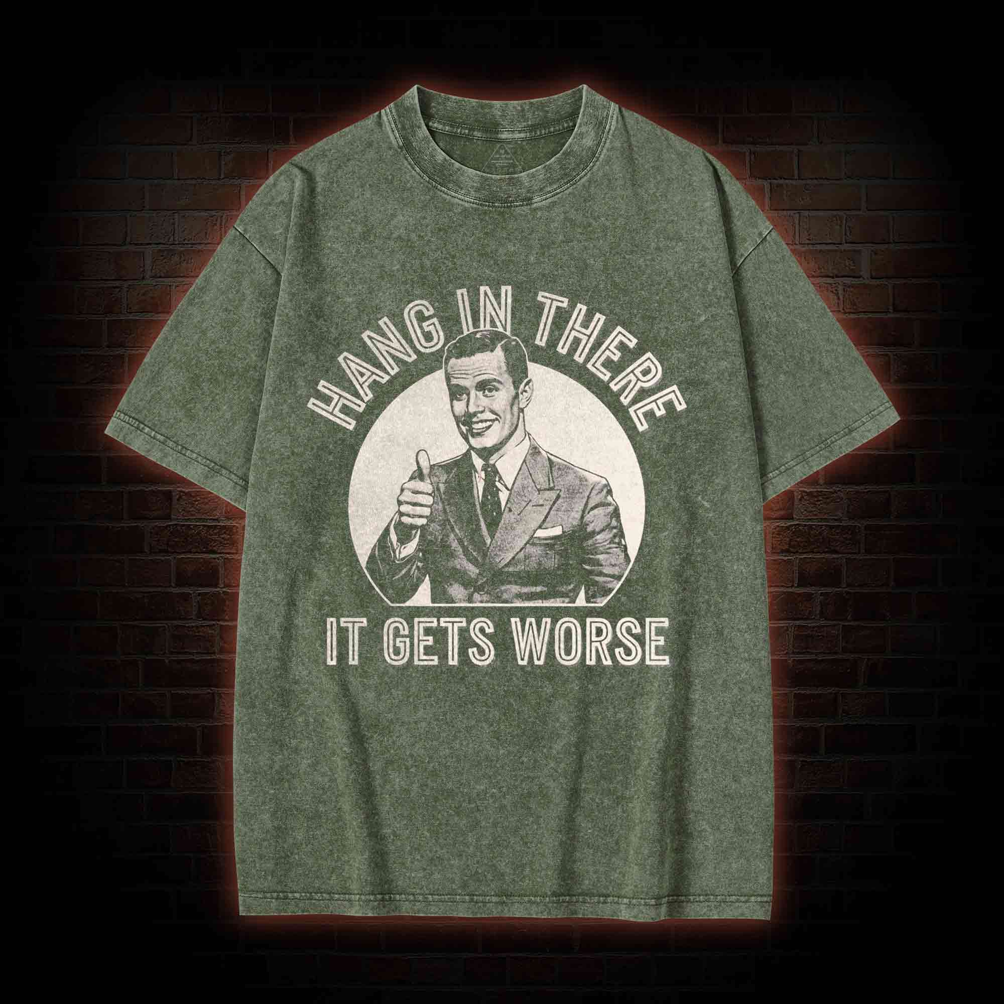 Hang in There Washed T-shirt