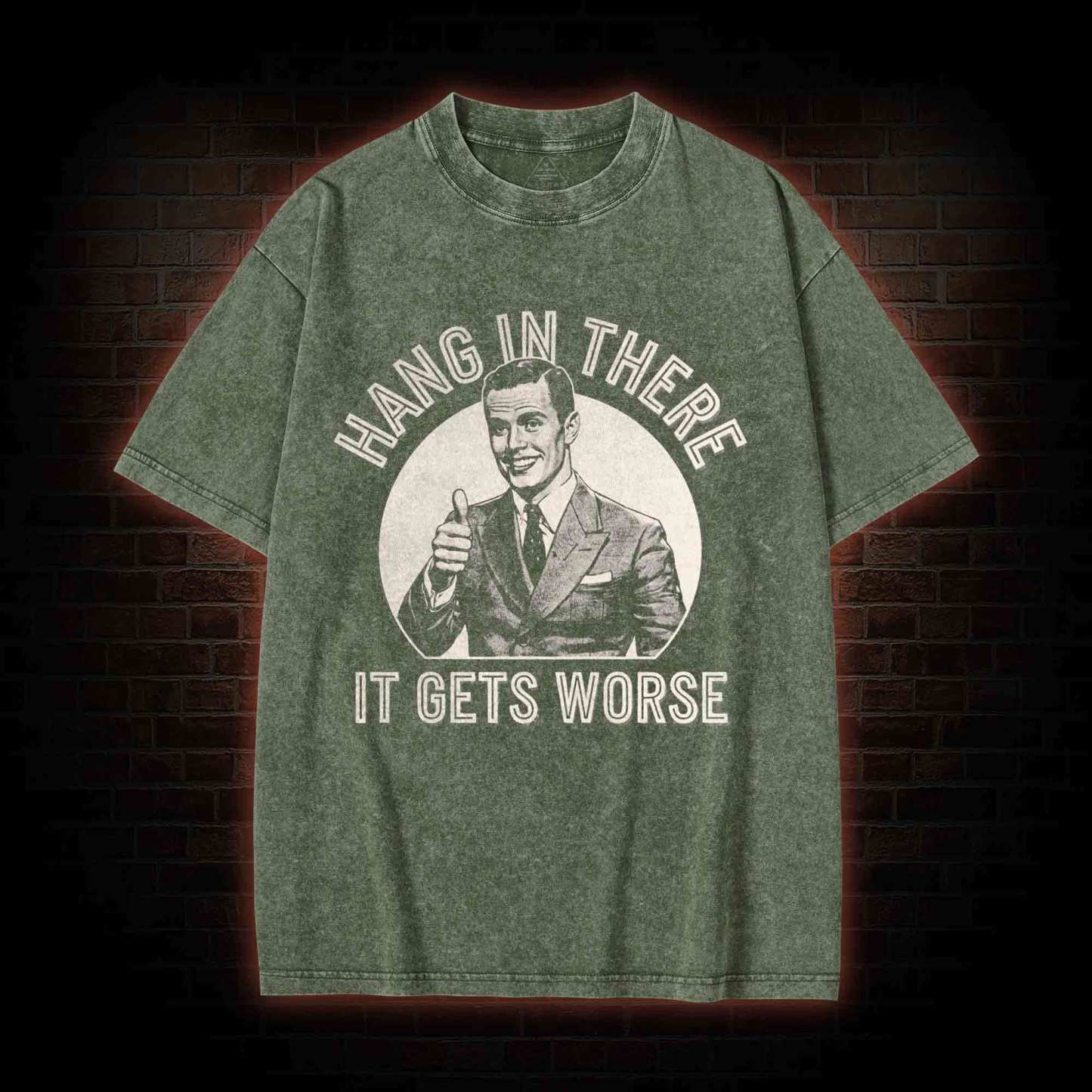 Hang in There Washed T-shirt