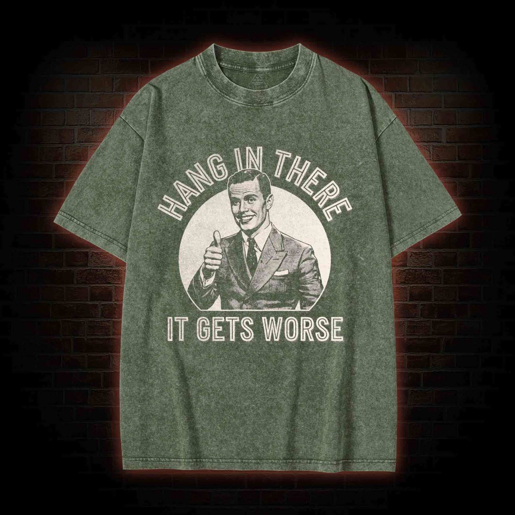 Hang in There Washed T-shirt