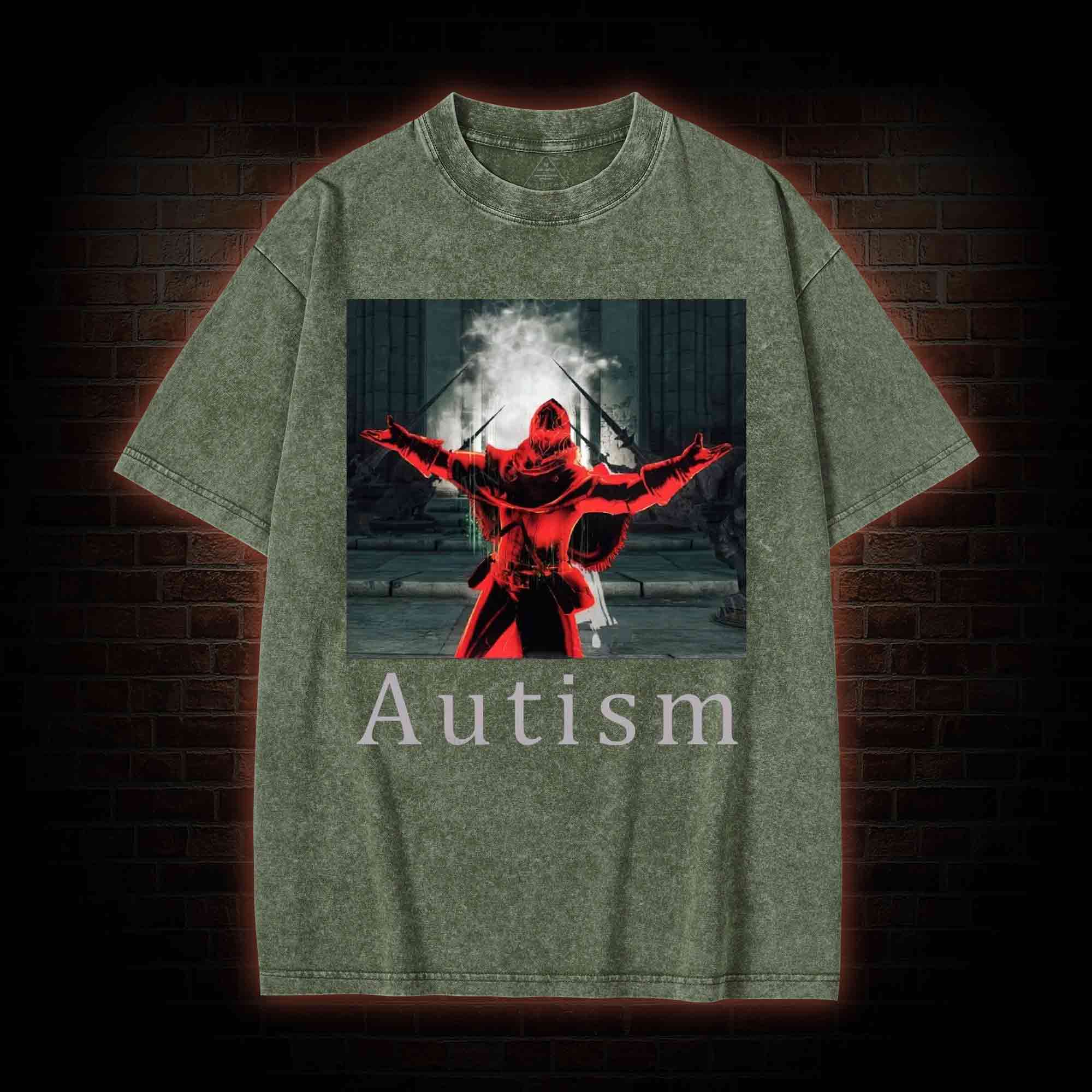 Autism Washed T-shirt
