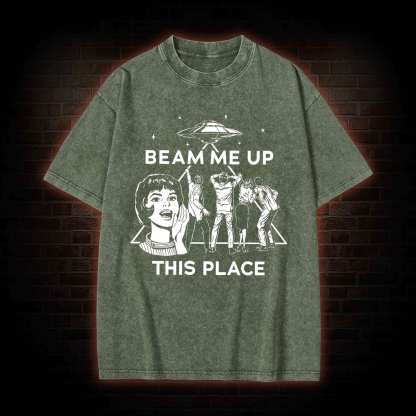 Beam Me up Washed T-shirt