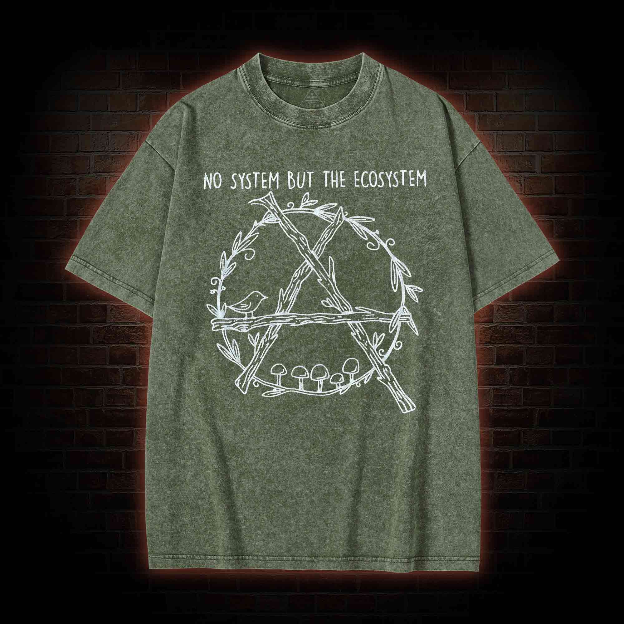 No System but the Ecosystem Washed T-shirt