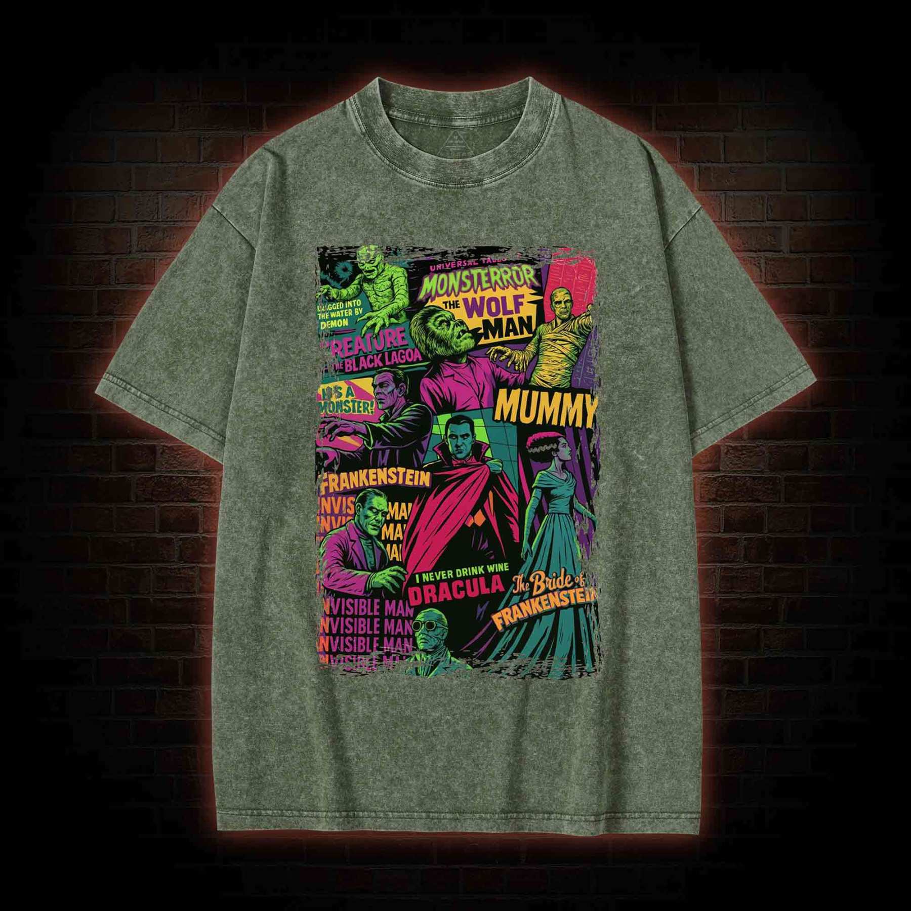 Alfred Hitchcock's Psycho Washed T-shirt