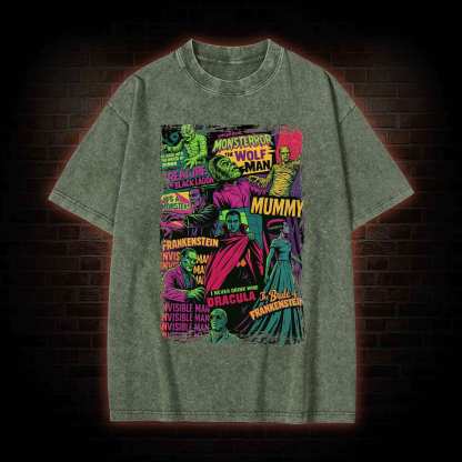 Alfred Hitchcock's Psycho Washed T-shirt