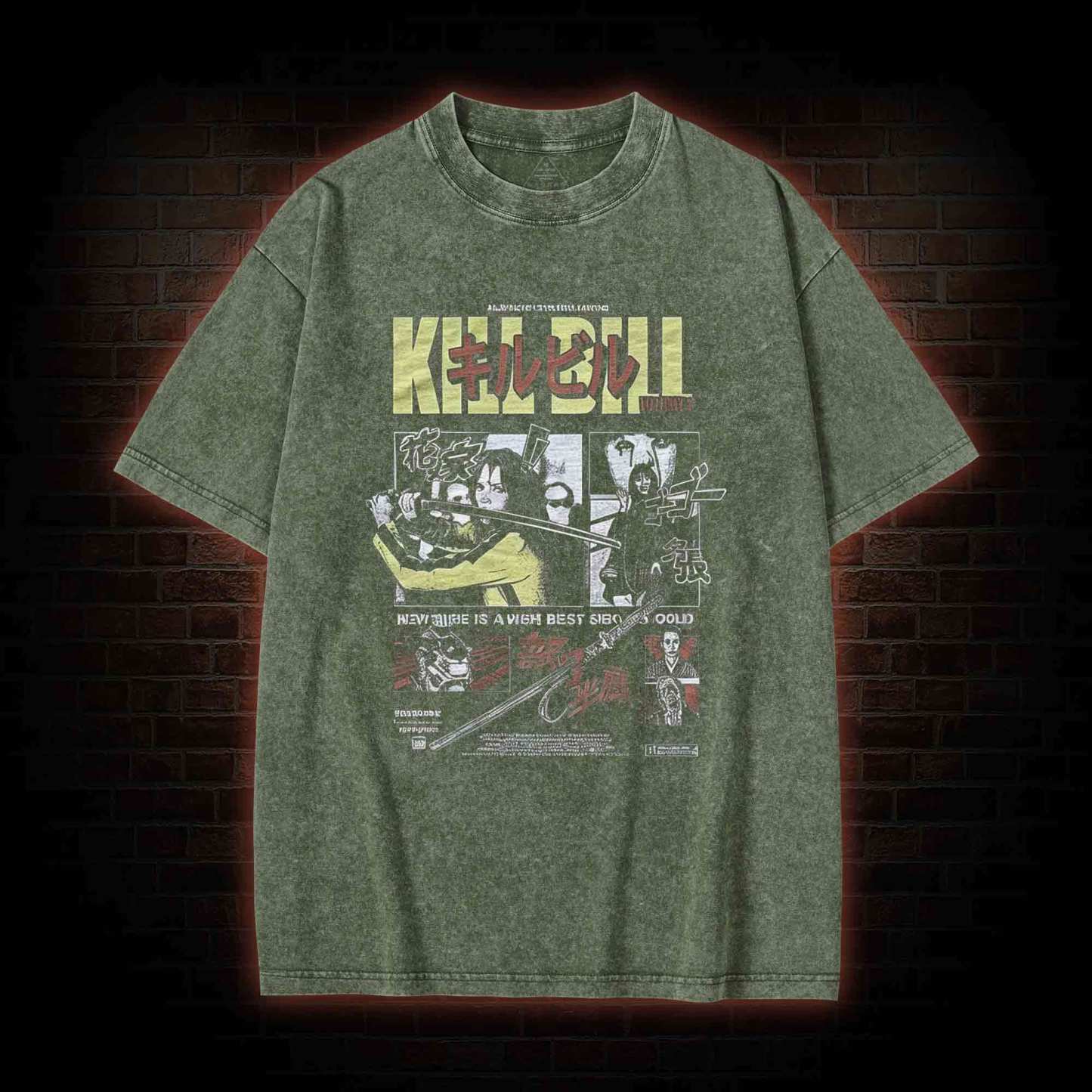 Revenge is a Dish Best Served Cold Washed T-shirt