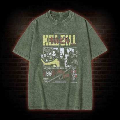 Revenge is a Dish Best Served Cold Washed T-shirt
