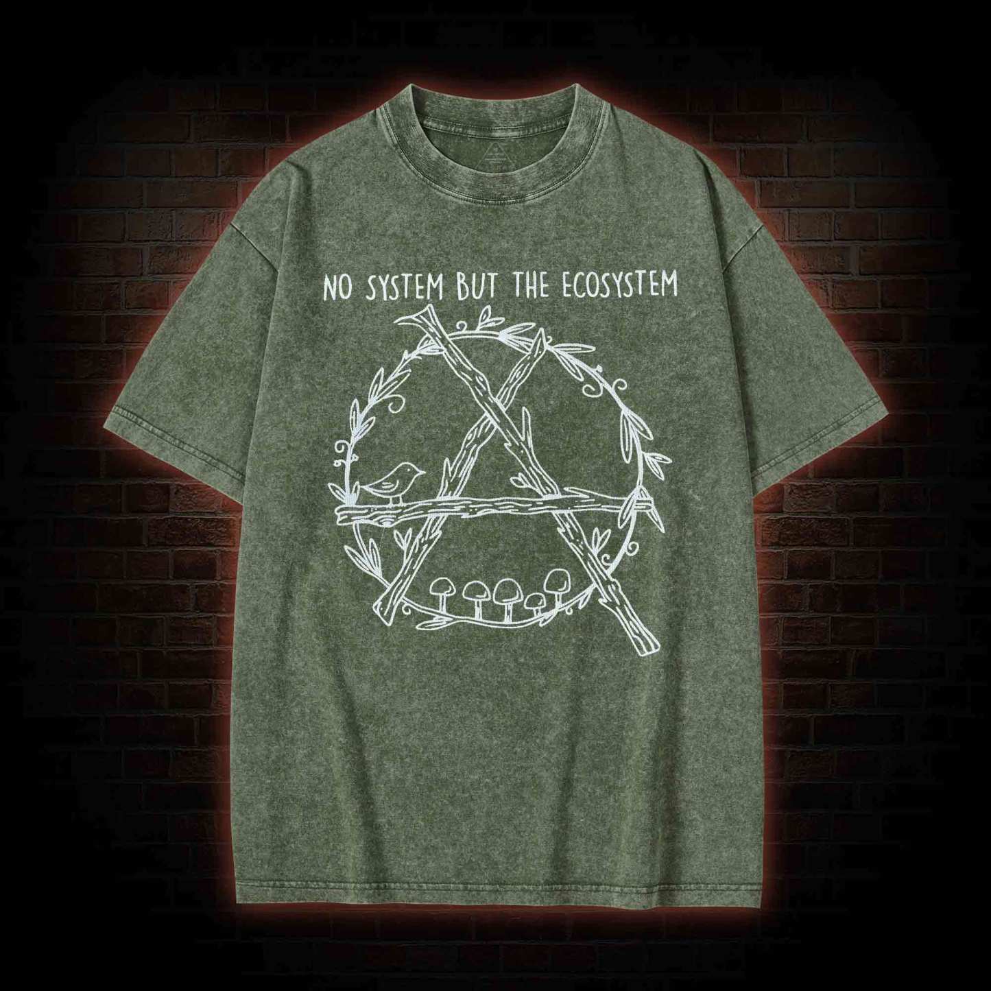 No System but the Ecosystem Washed T-shirt
