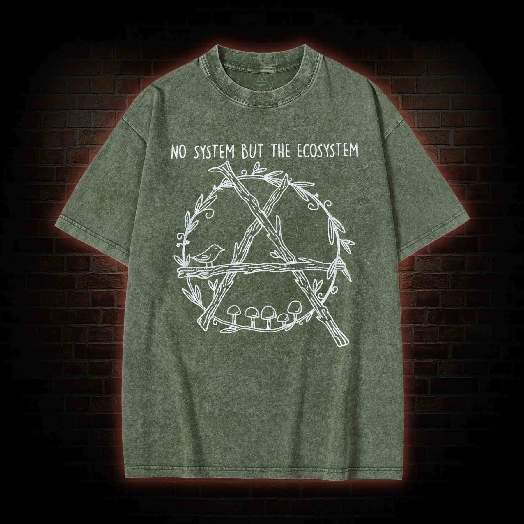 No System but the Ecosystem Washed T-shirt