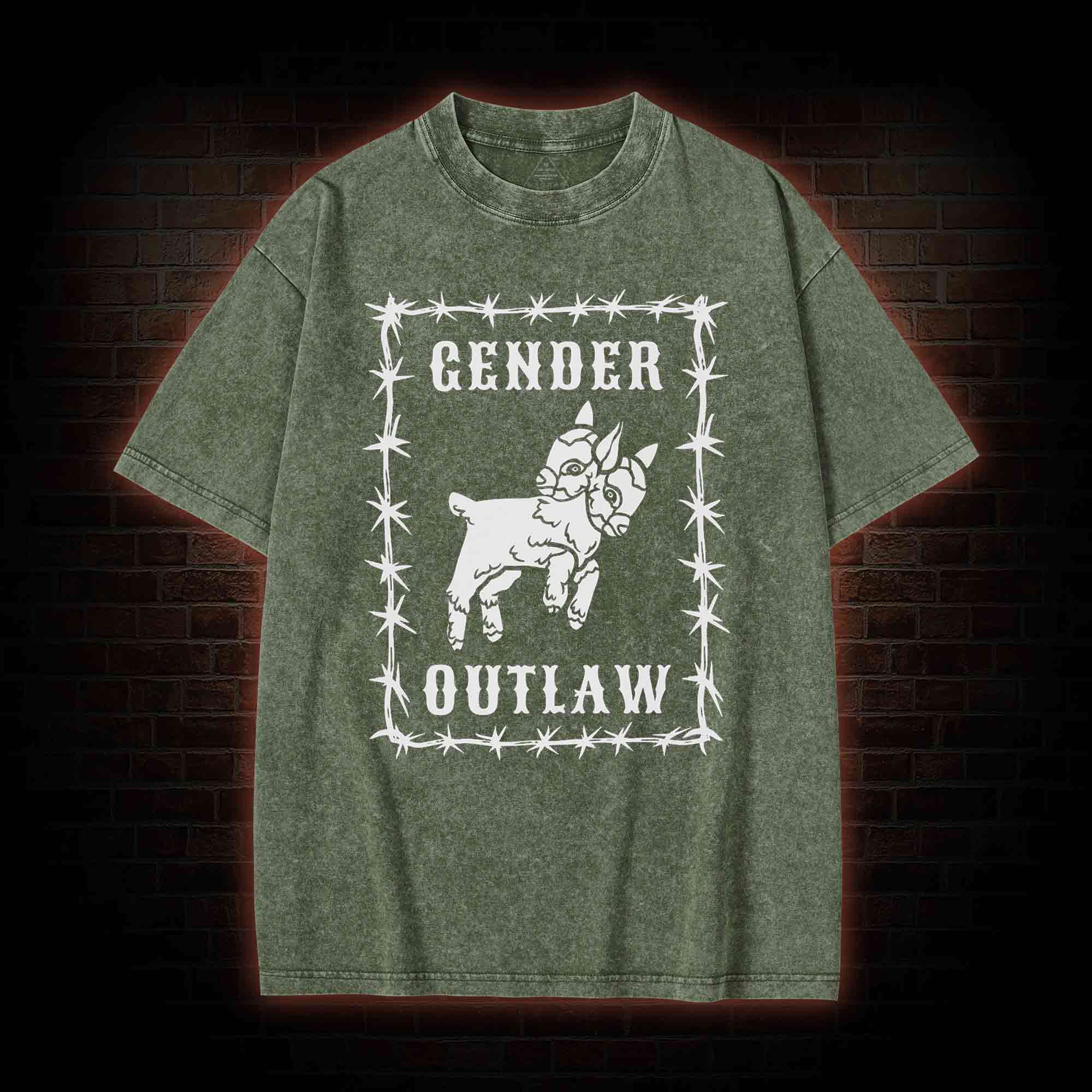 Gender Outlaw Washed T-shirt