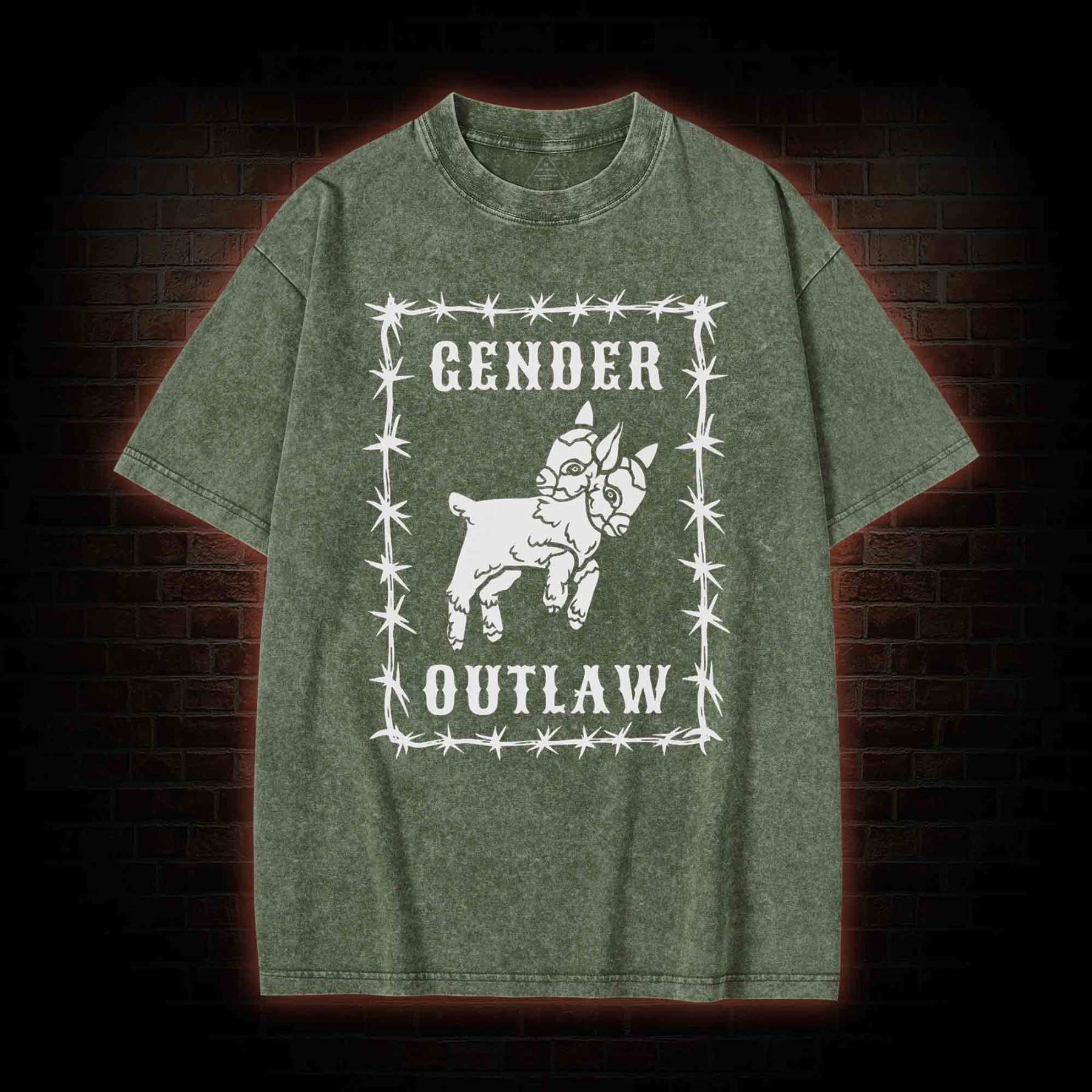 Gender Outlaw Washed T-shirt