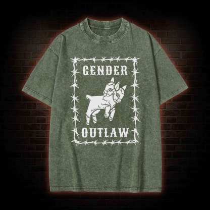 Gender Outlaw Washed T-shirt