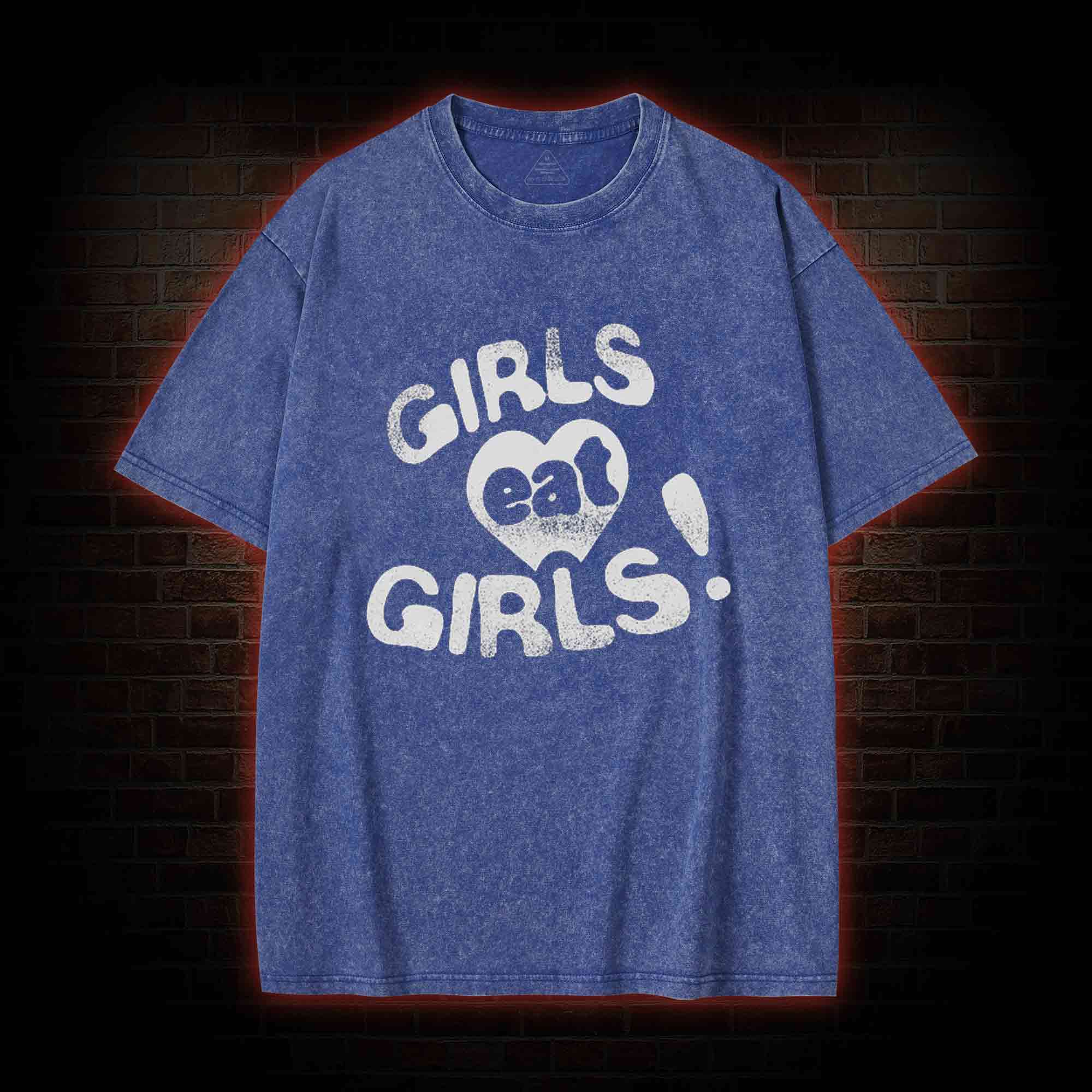 Girls Eat Girls Washed T-shirt