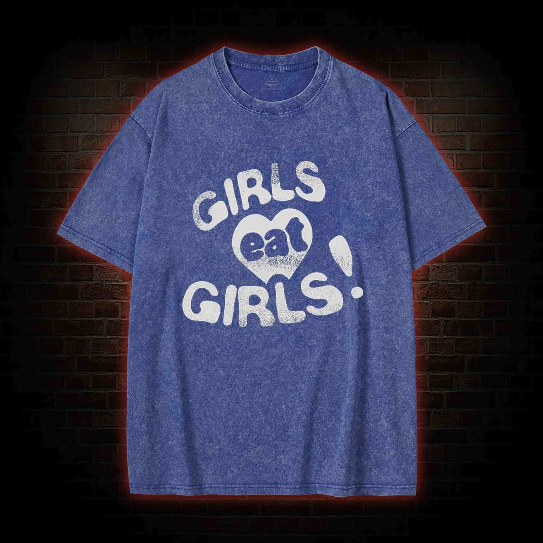 Girls Eat Girls Washed T-shirt