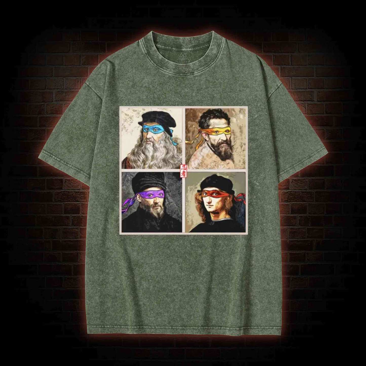 Masters of the Renaissance in the Light Washed T-shirt