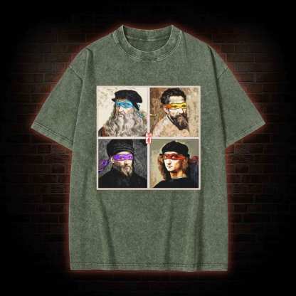 Masters of the Renaissance in the Light Washed T-shirt