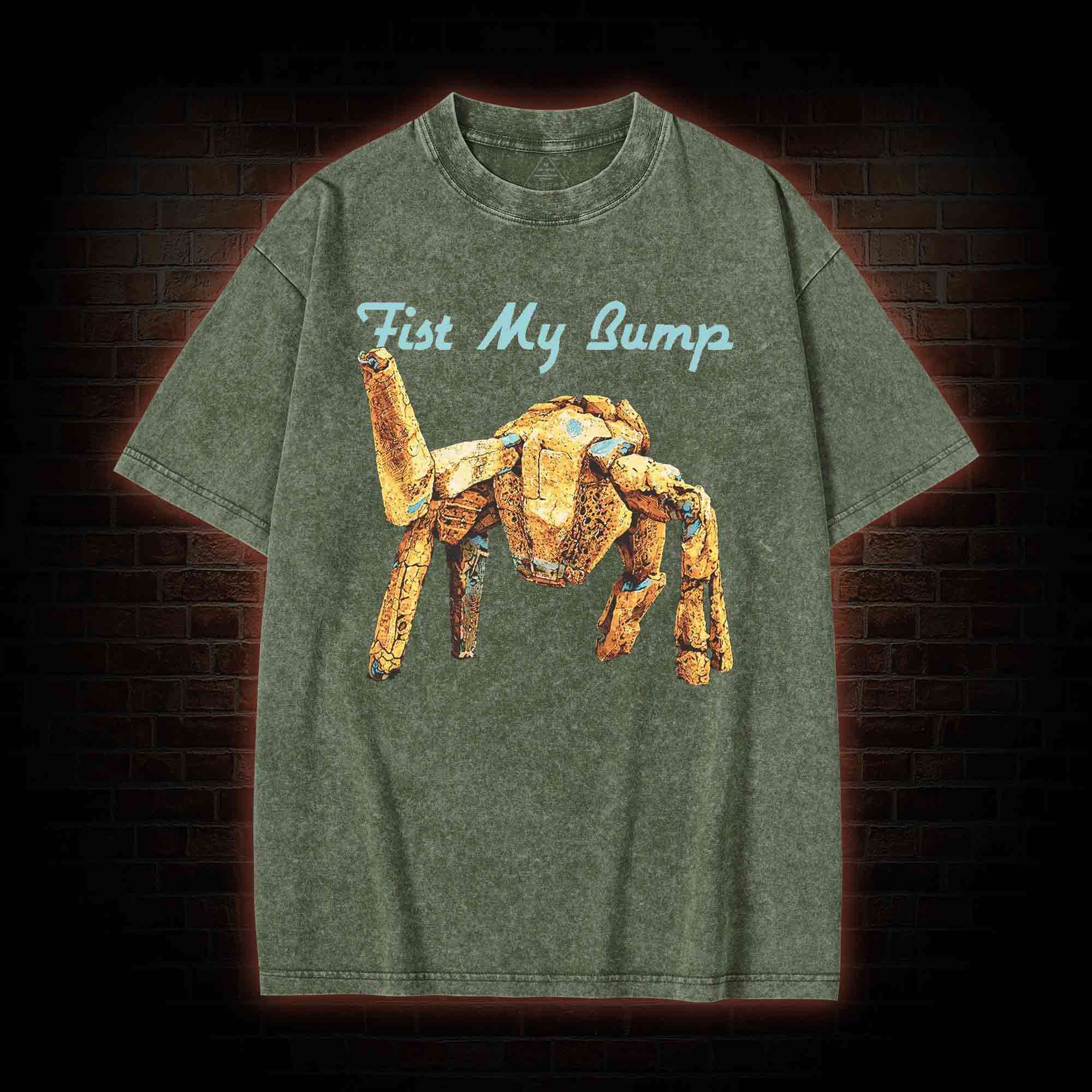 Fist My Bump Washed T-shirt