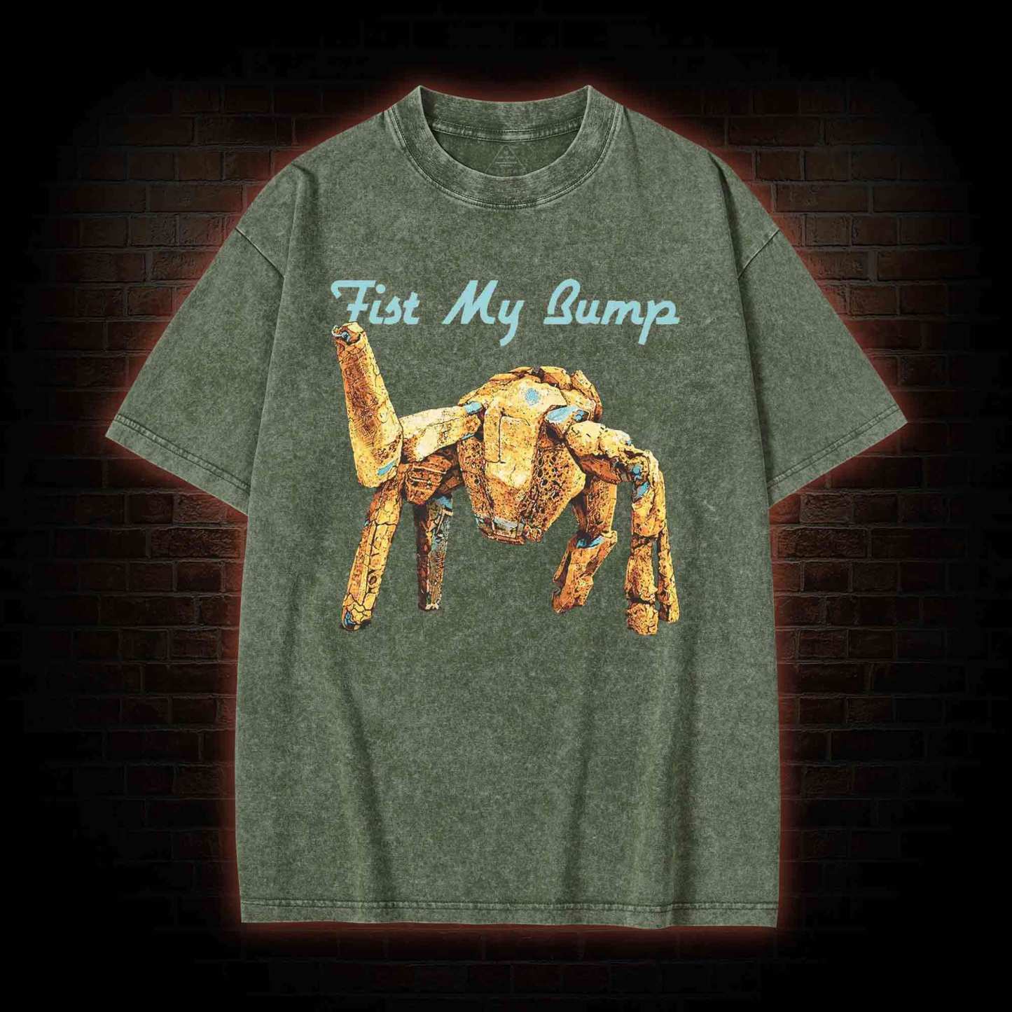 Fist My Bump Washed T-shirt