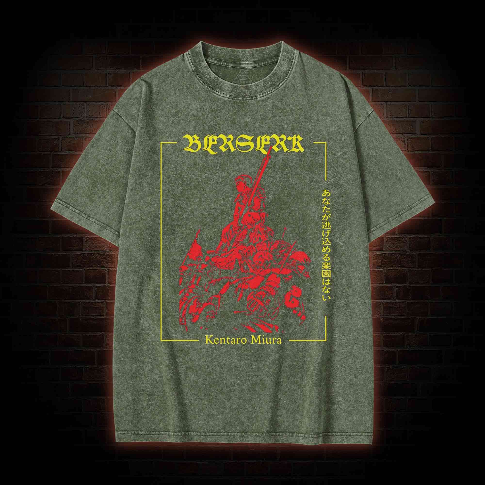 There is No Paradise for You to Escape to Washed T-shirt