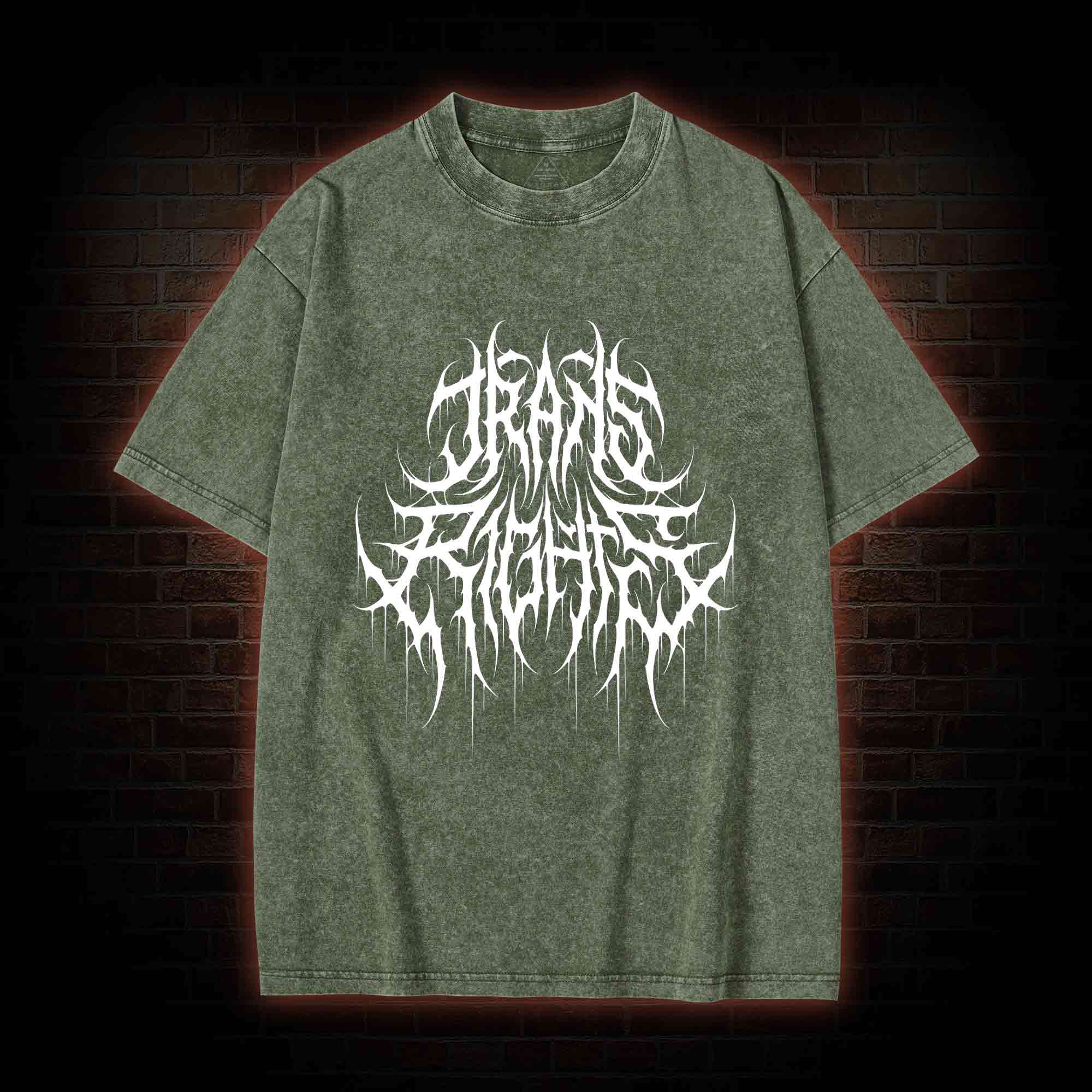 Trans Rights Washed T-shirt