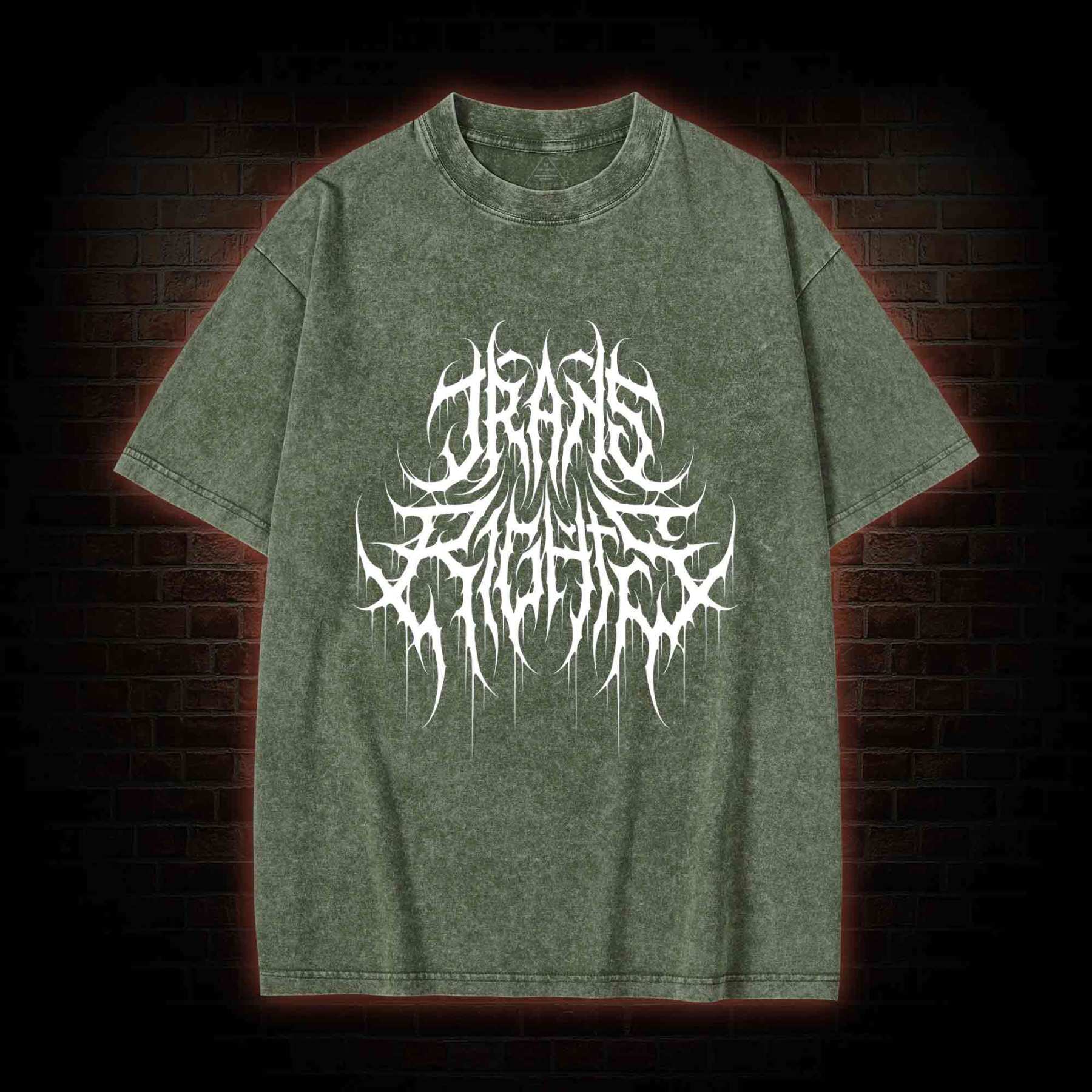 Trans Rights Washed T-shirt