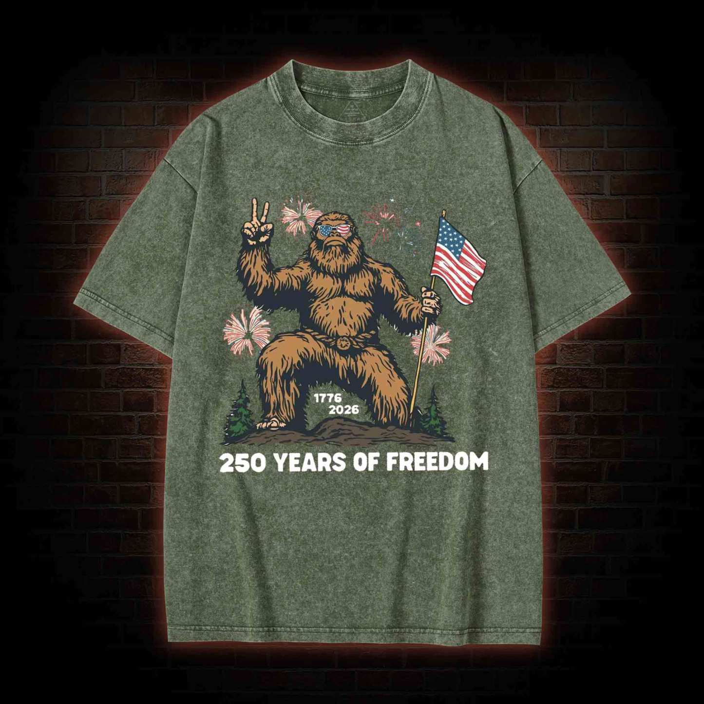 250 Years of Freedom Washed T-shirt