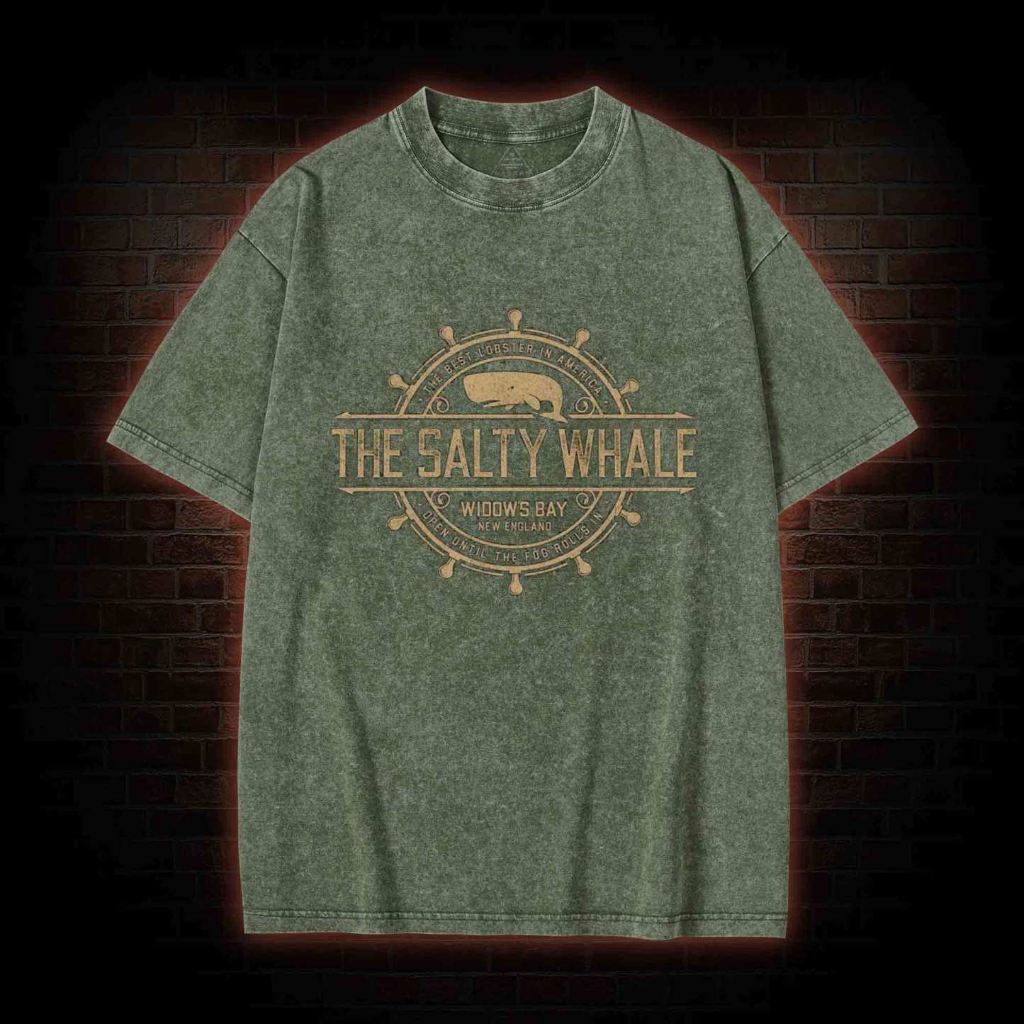 The Salty Whale Washed T-shirt
