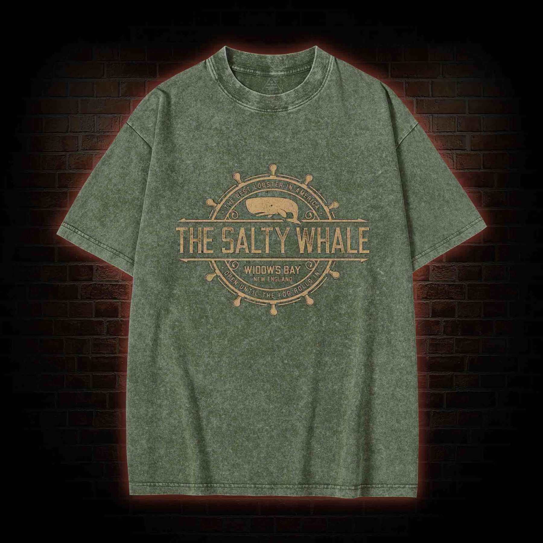 The Salty Whale Washed T-shirt